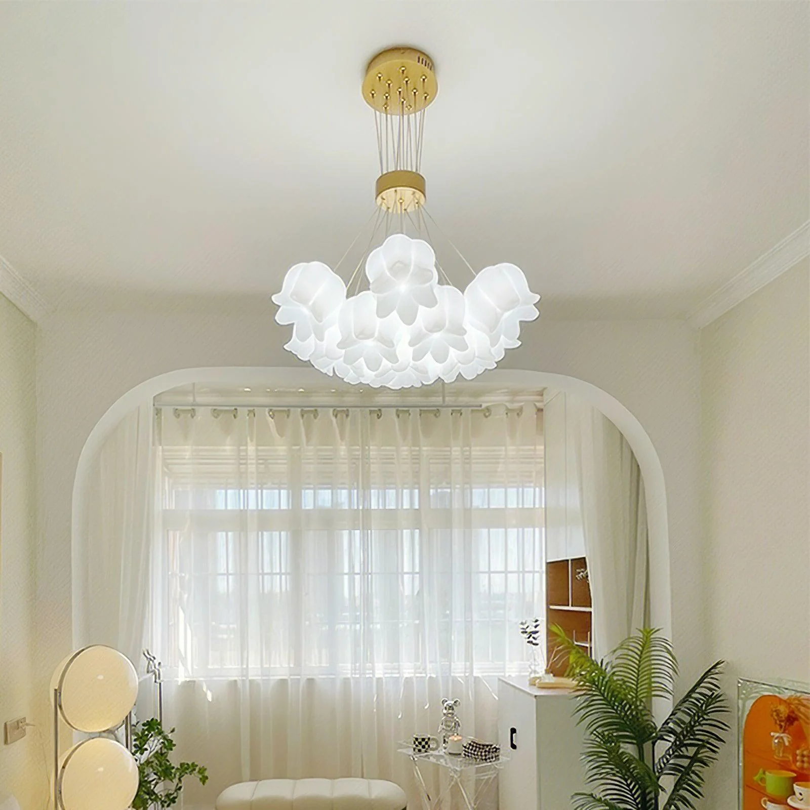 Elegant Floral Pendant Light - Image 6