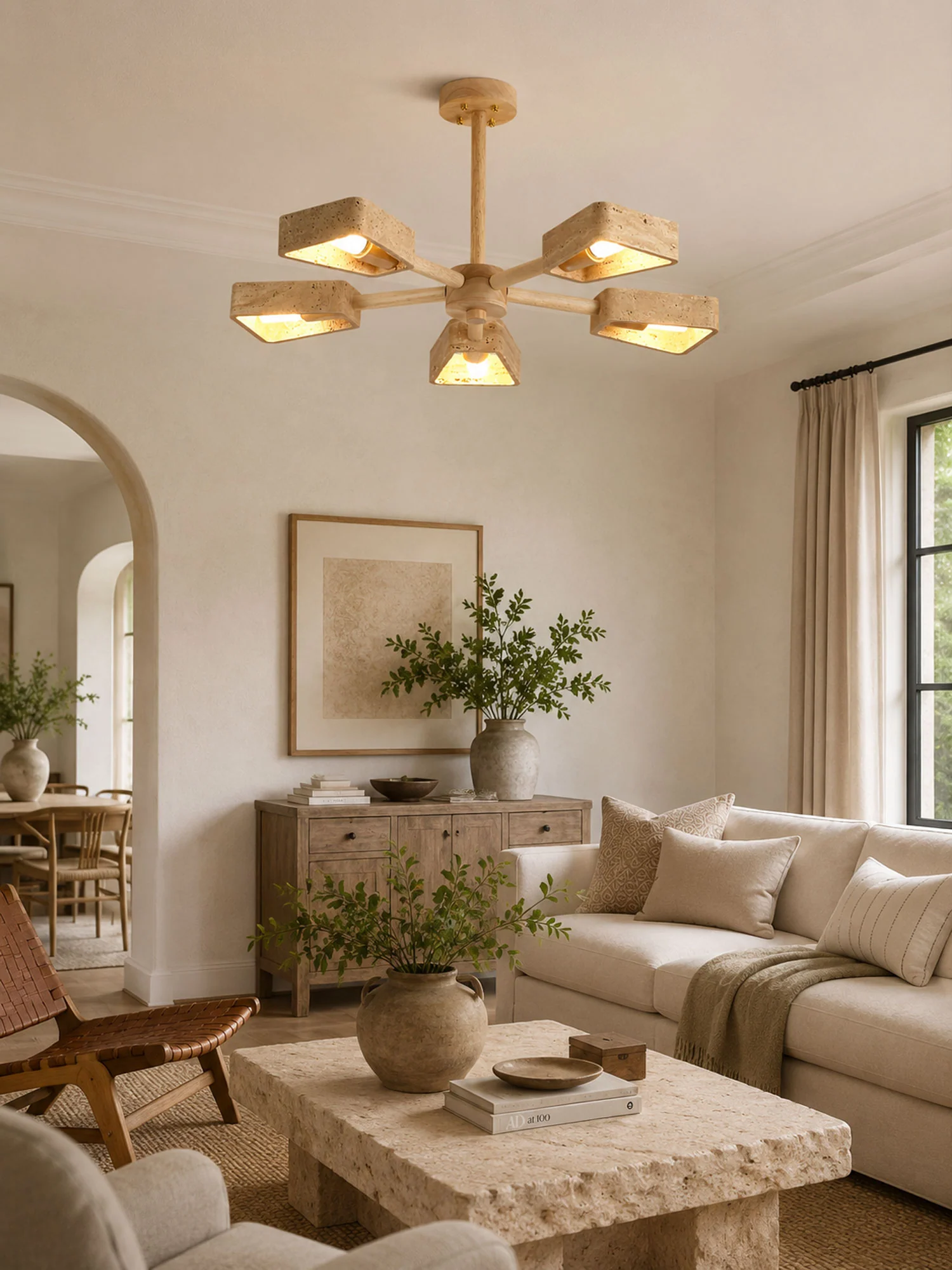Elementa Travertone Chandelier - Image 4