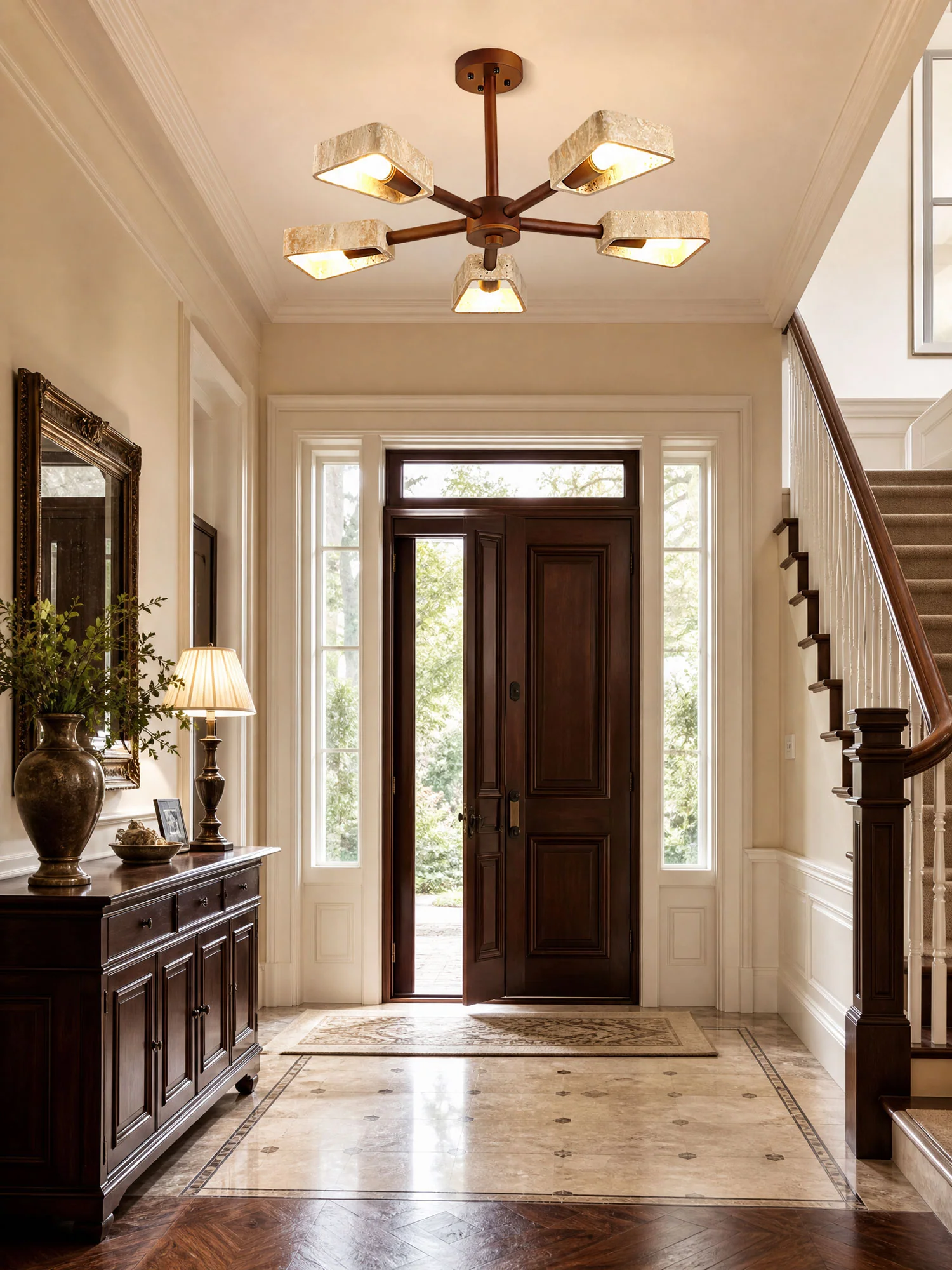 Elementa Travertone Chandelier - Image 5