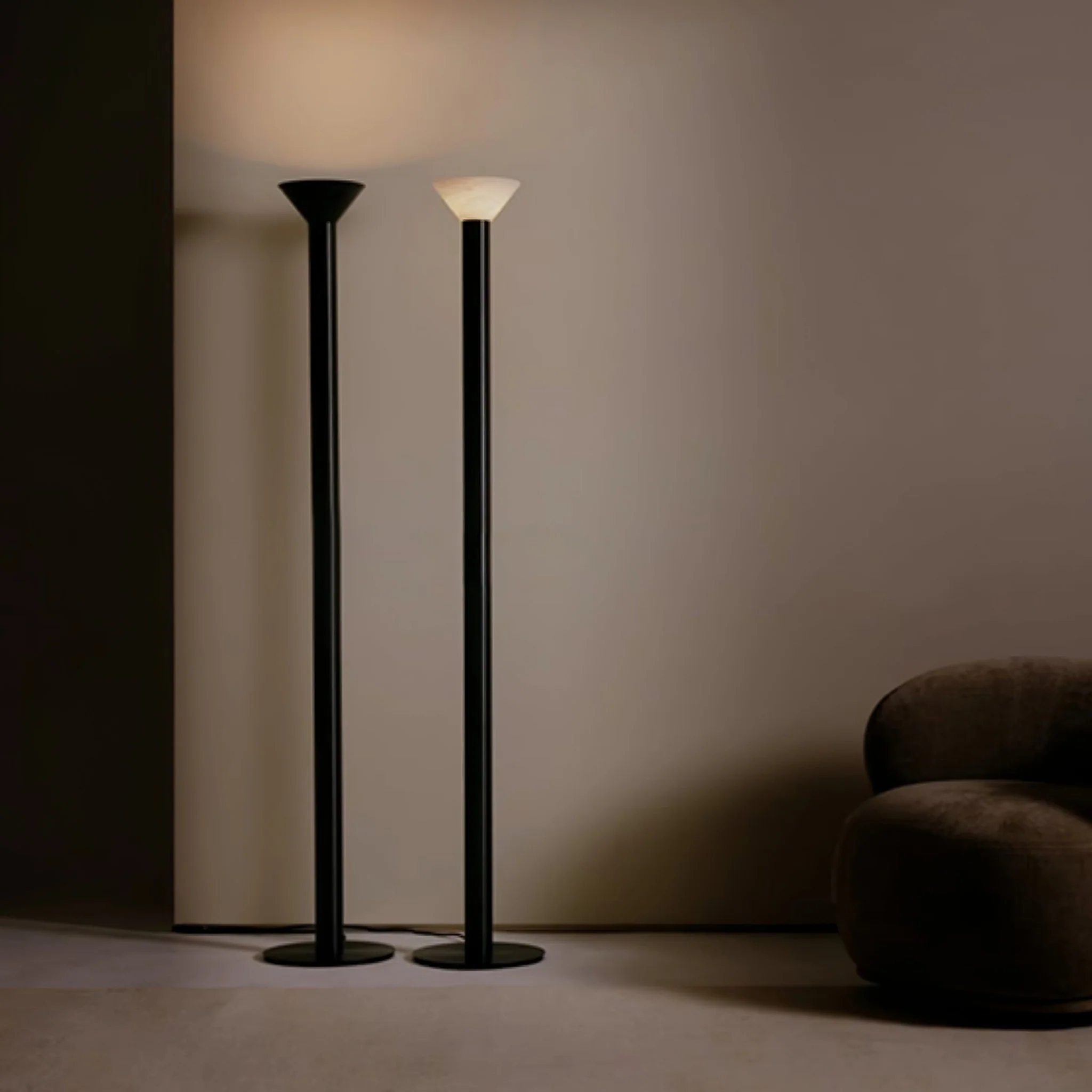 Elena Torchere Alabaster Floor Lamp - Image 2