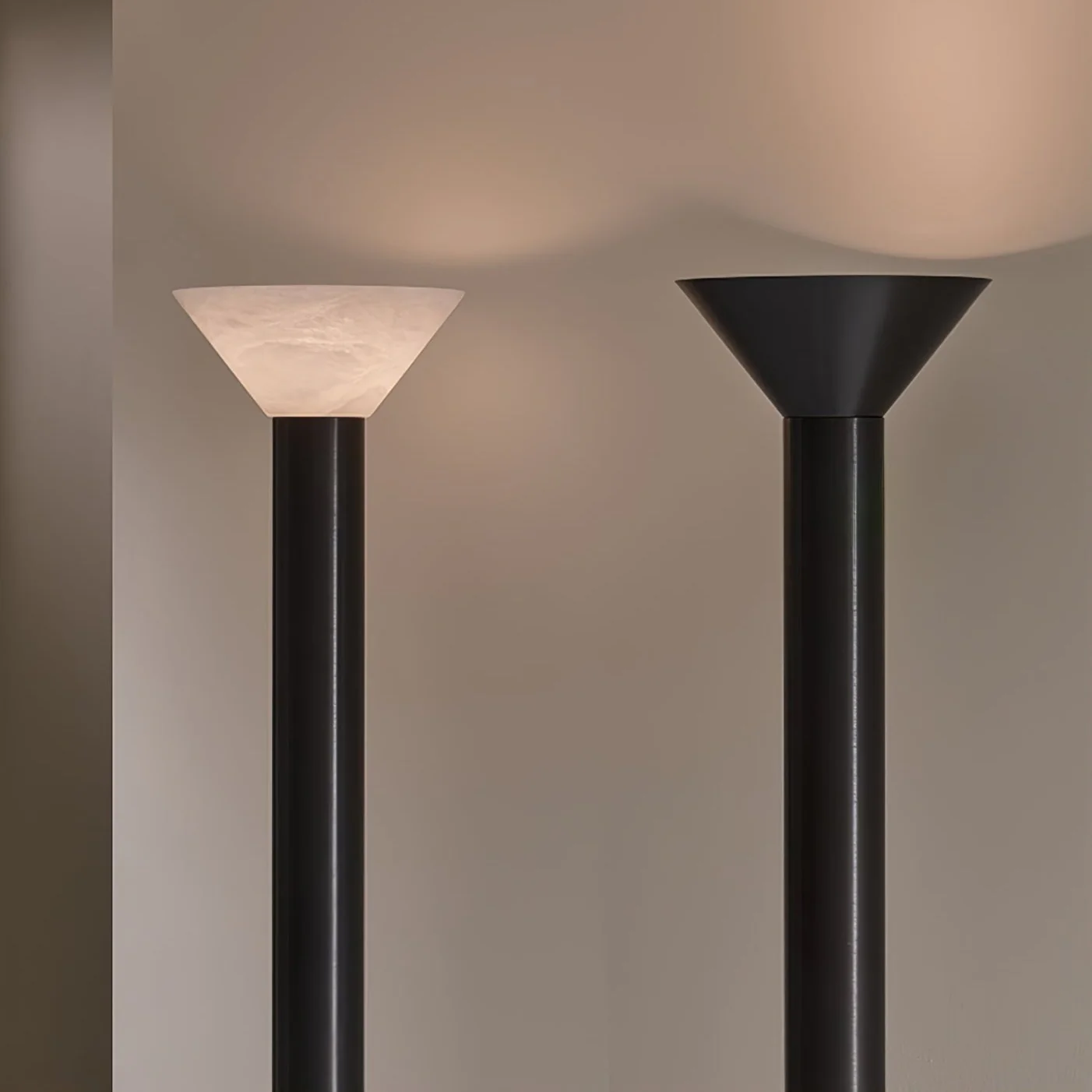 Elena Torchere Alabaster Floor Lamp - Image 9