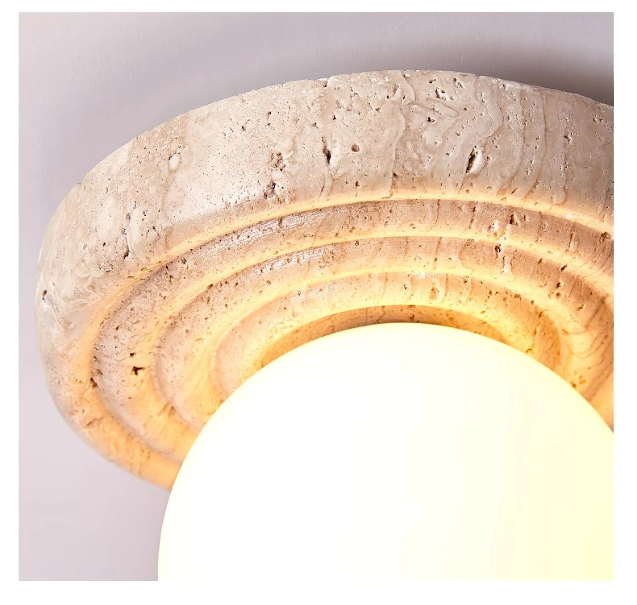 Elira Travertine Ceiling Light - Image 6