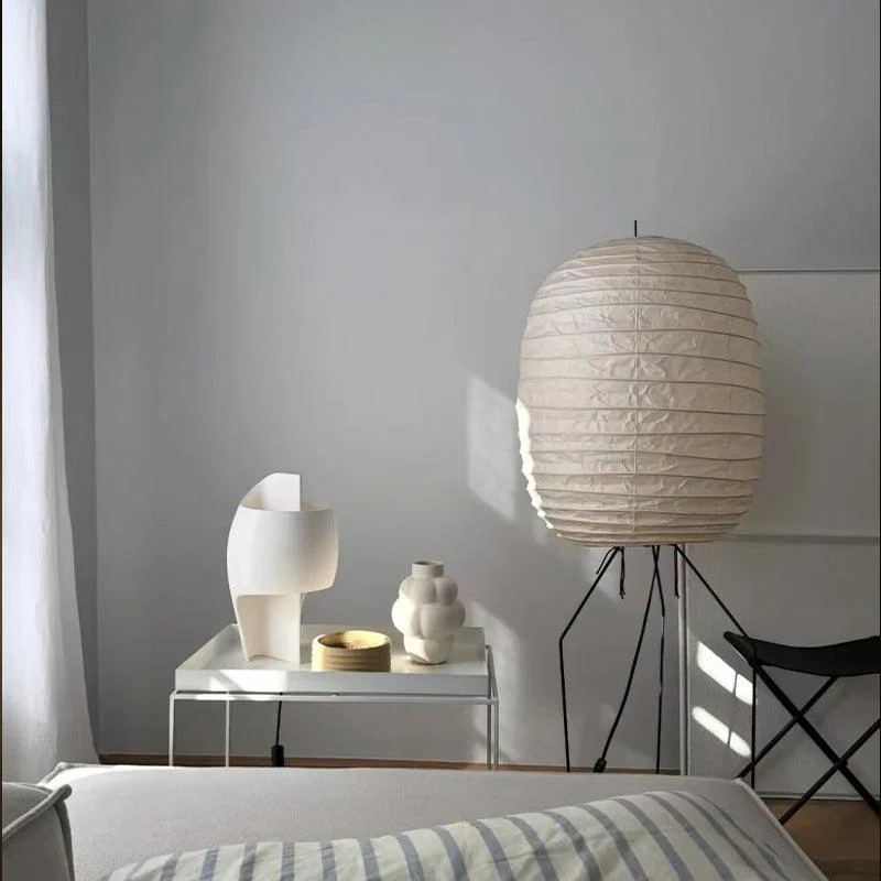 Ellipsa Rice Paper Lantern Floor Lamp - Image 8