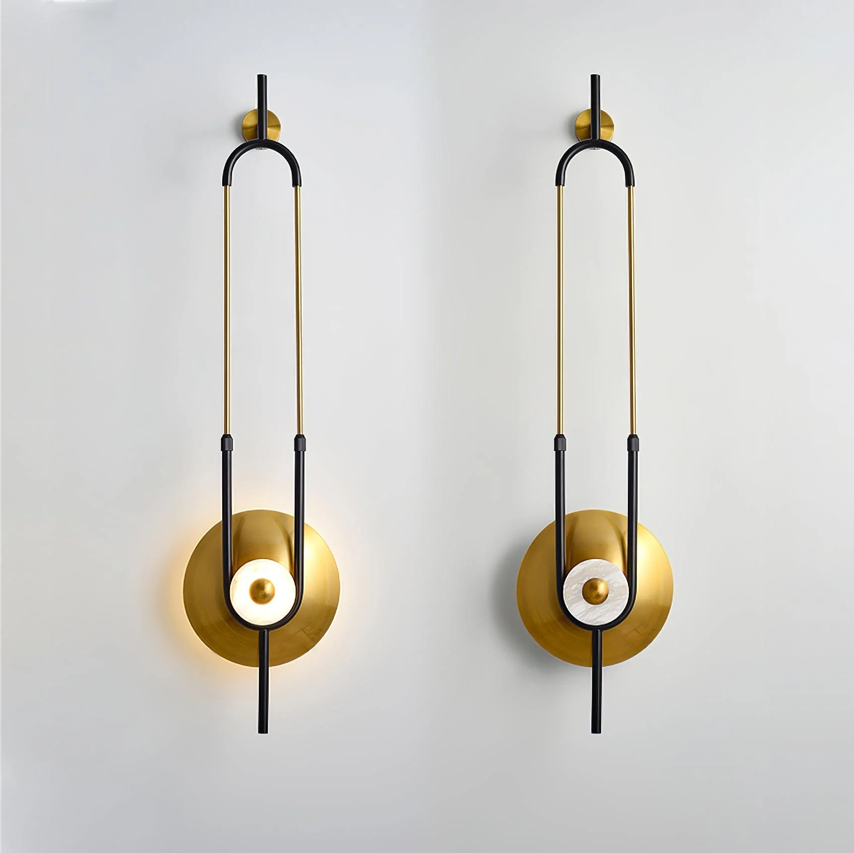 Ellipse Ring Marble Wall Light - Image 8