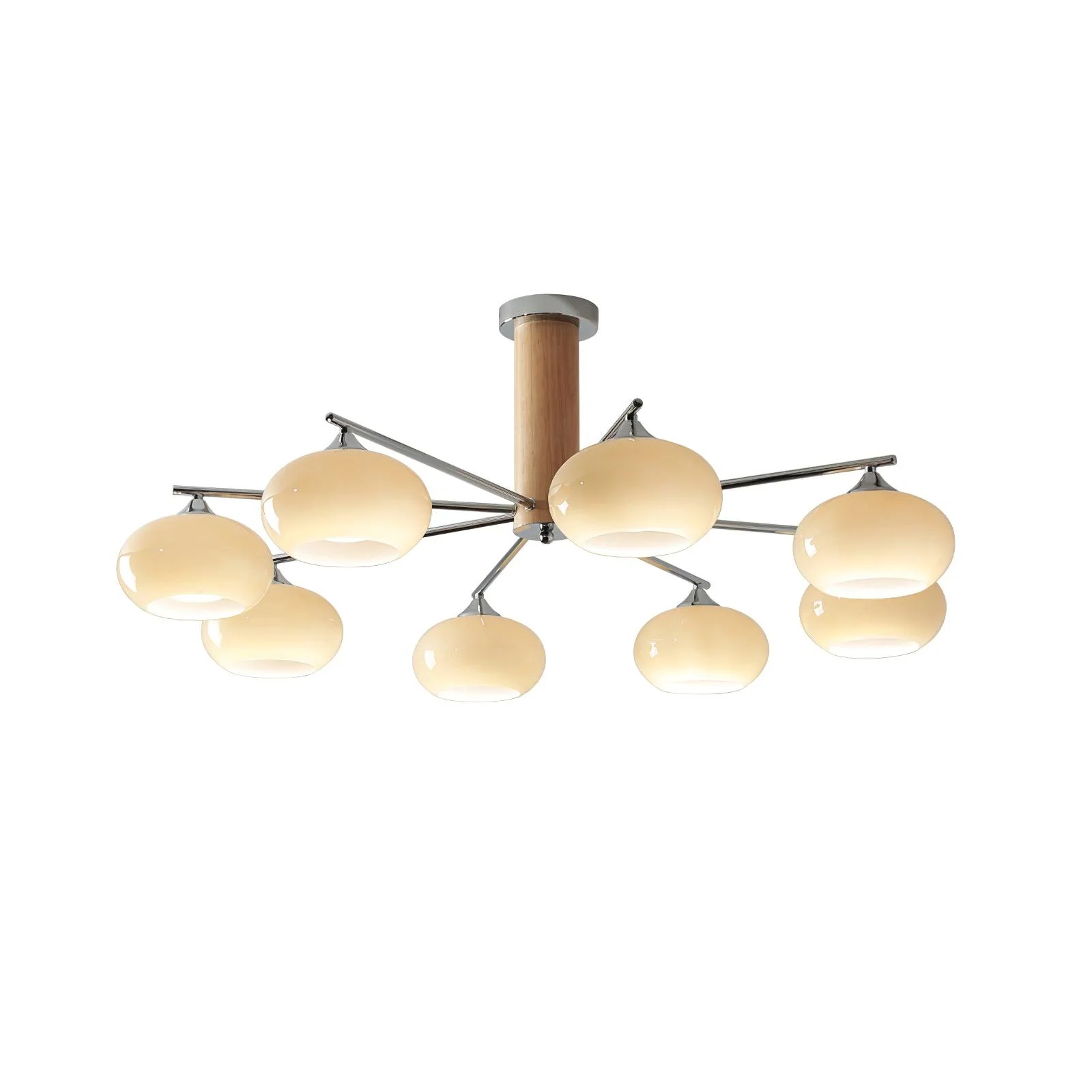 Elliptical Persimmon Chandelier - Image 14