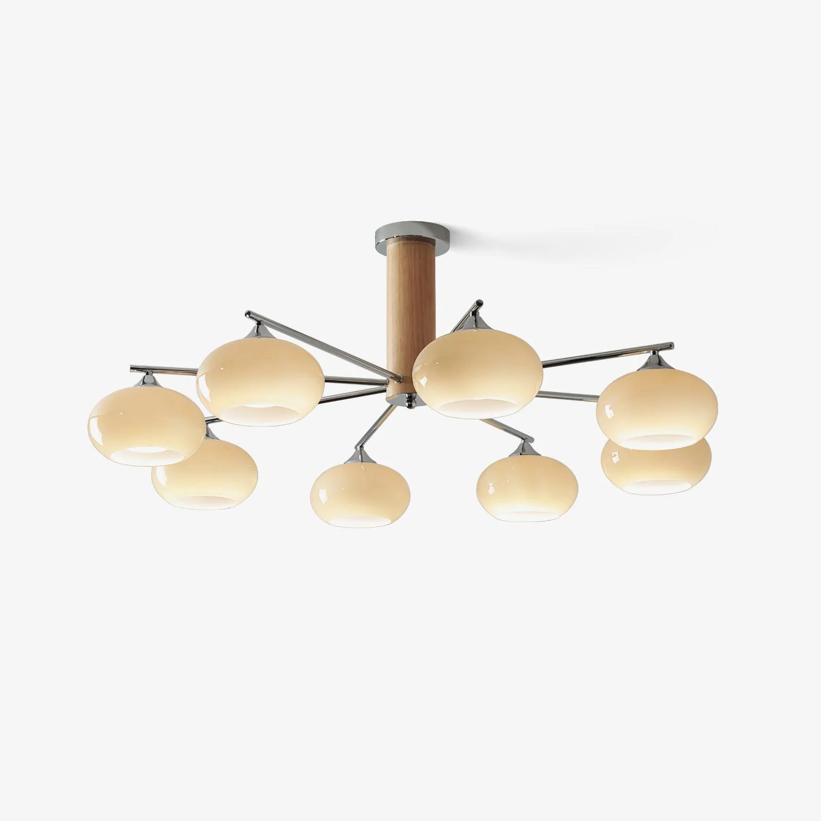 Elliptical Persimmon Chandelier - Image 16