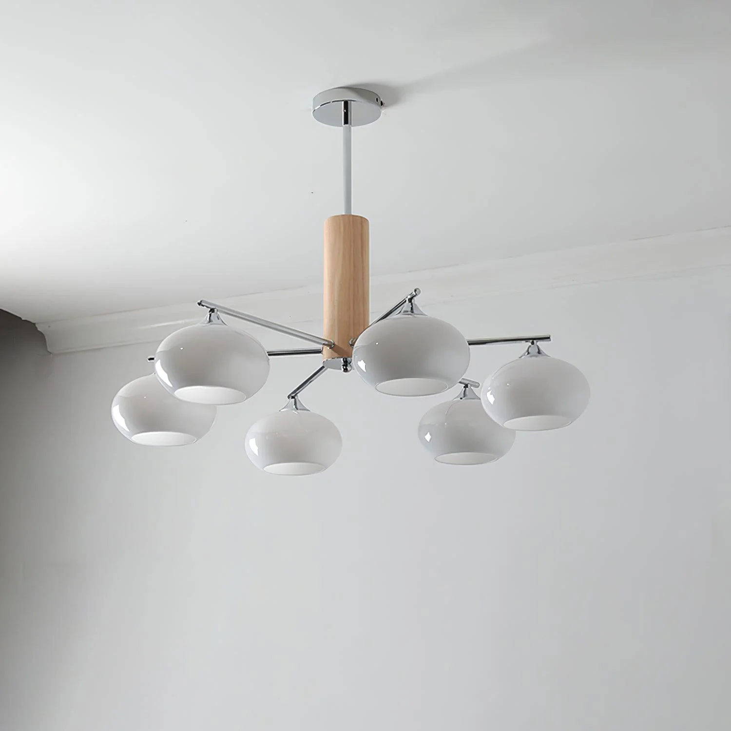 Elliptical Persimmon Chandelier - Image 20