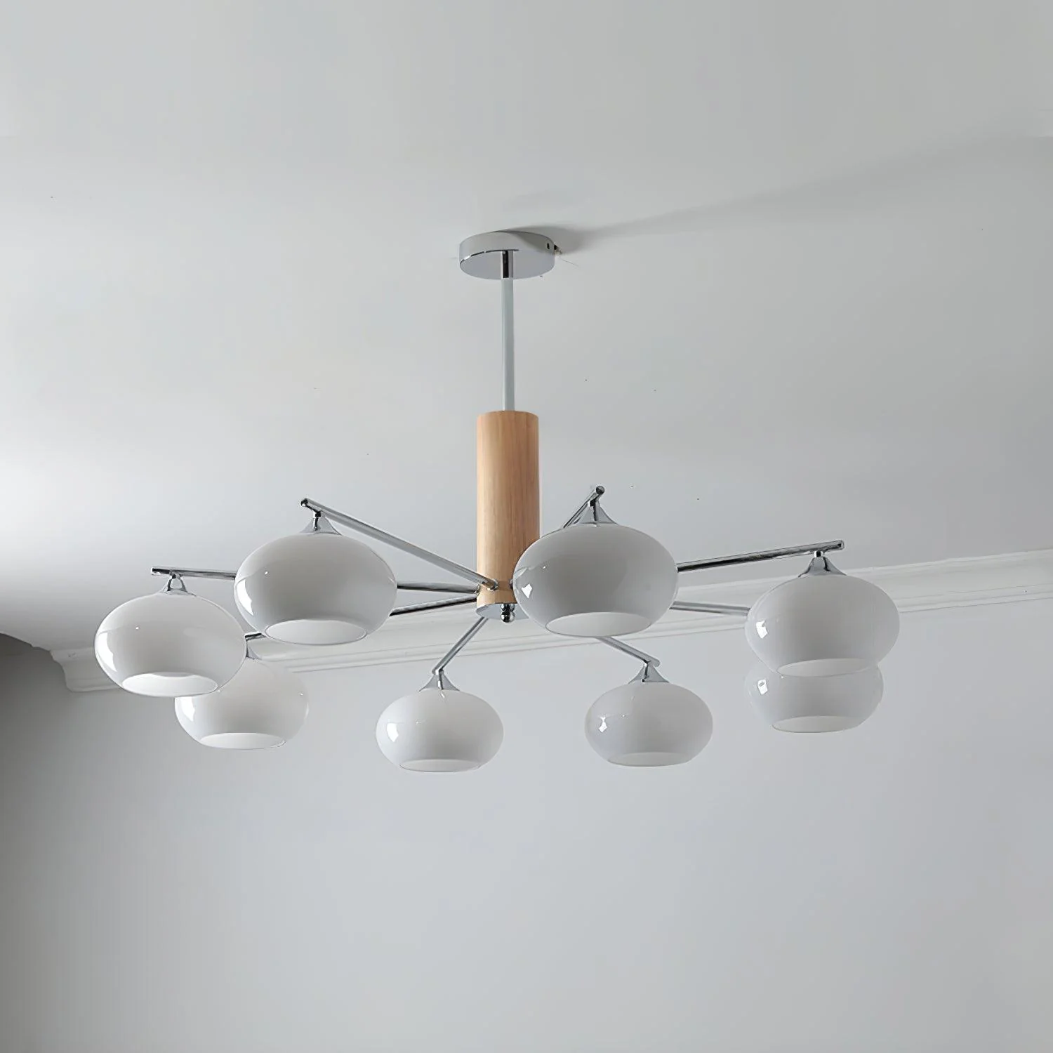 Elliptical Persimmon Chandelier - Image 22