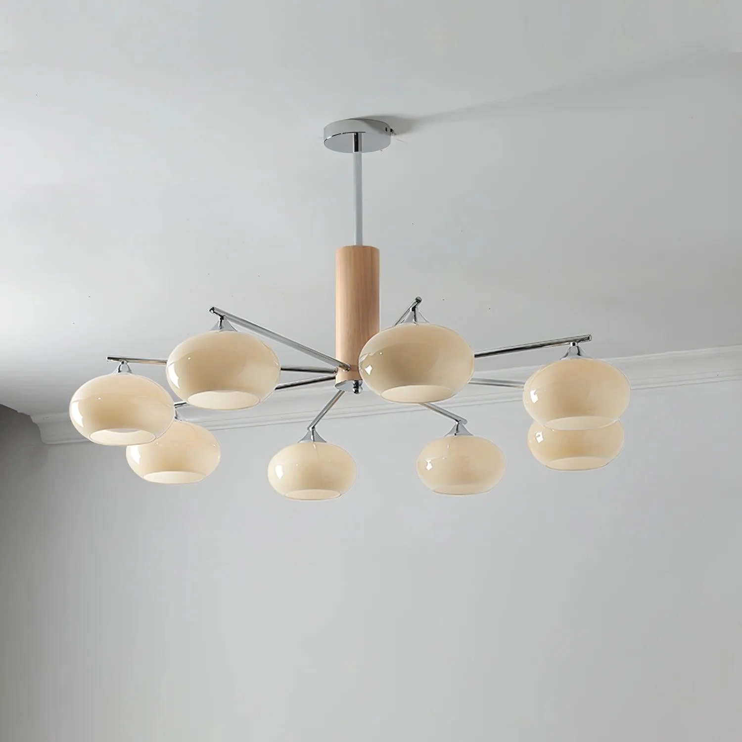 Elliptical Persimmon Chandelier - Image 24