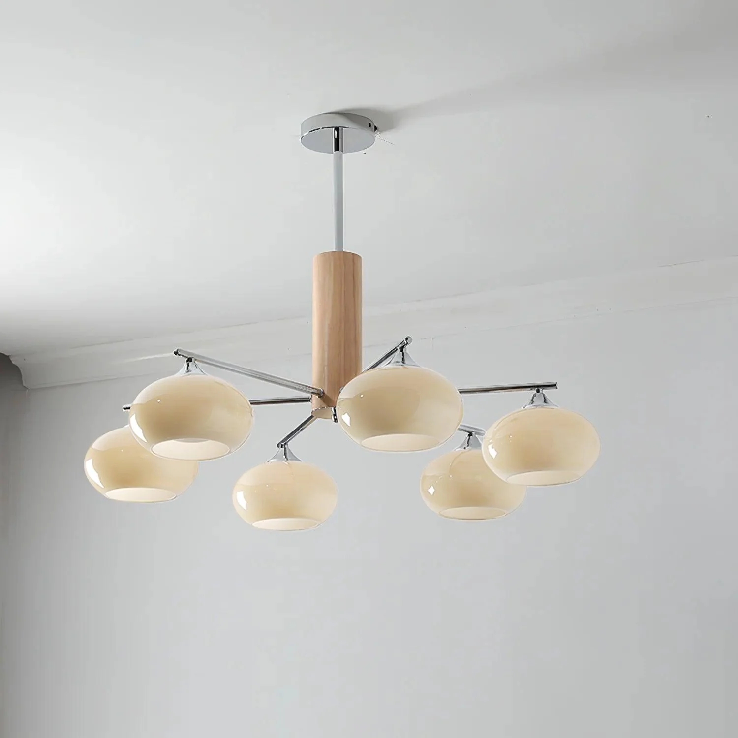 Elliptical Persimmon Chandelier - Image 25