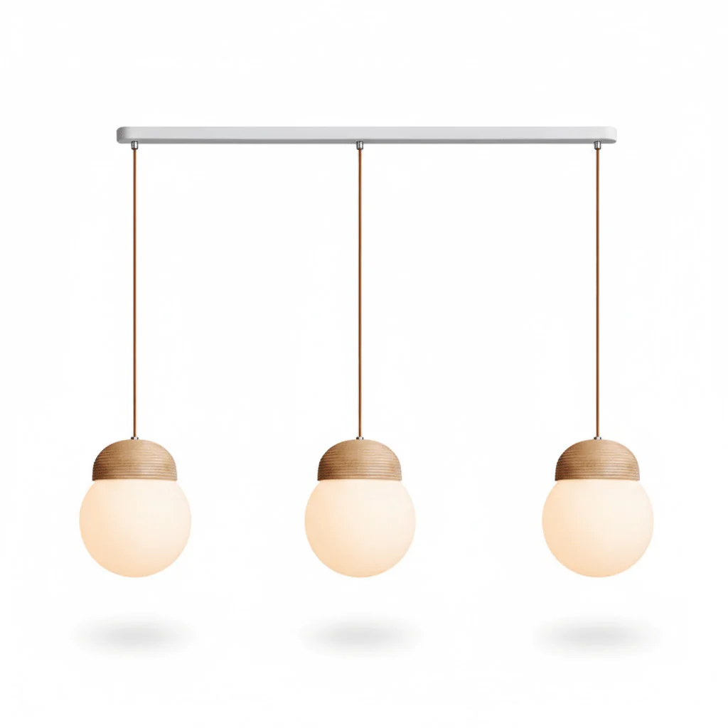Elowen Fluted Opal Pendant Lamp - Image 15