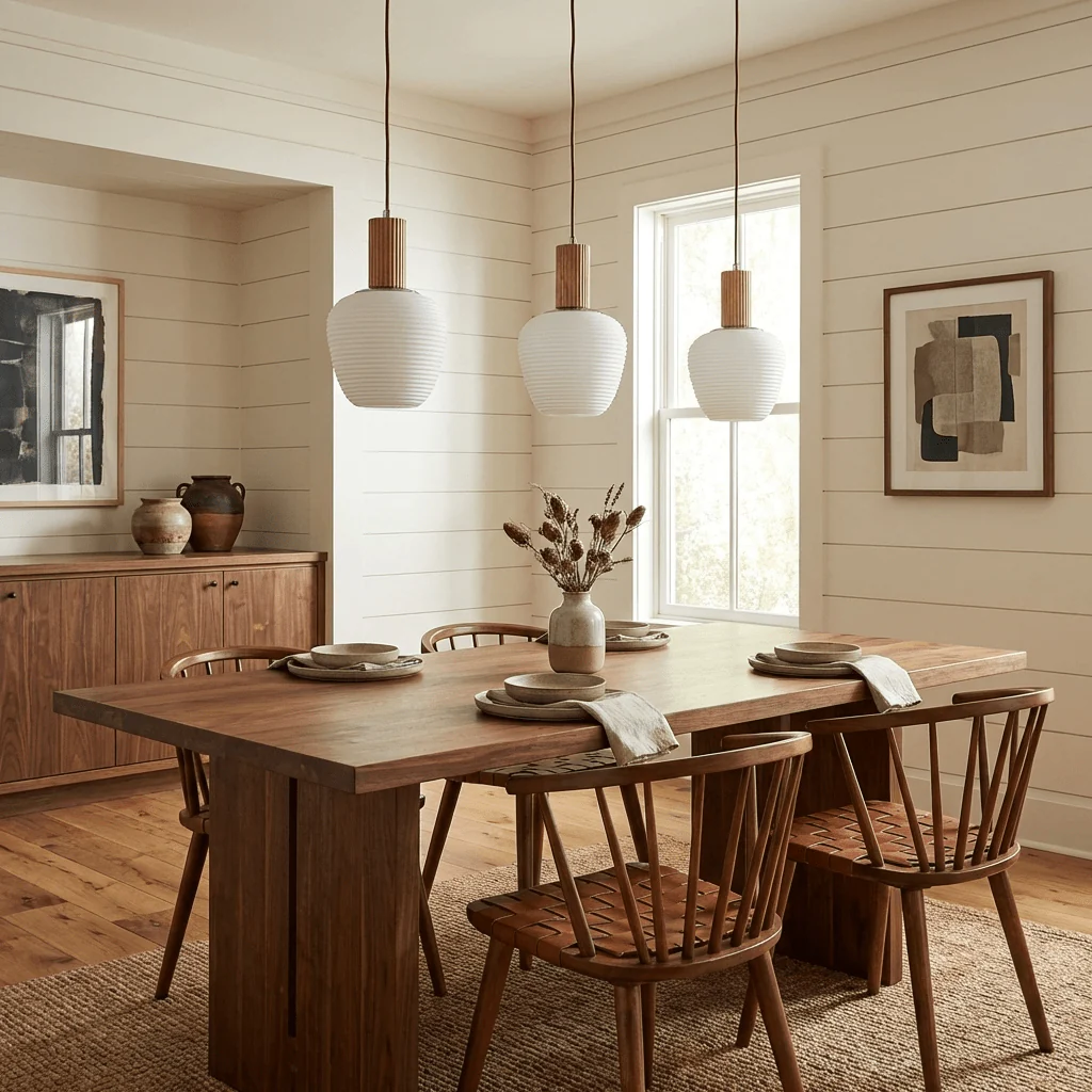 Elowen Fluted Opal Pendant Lamp - Image 3
