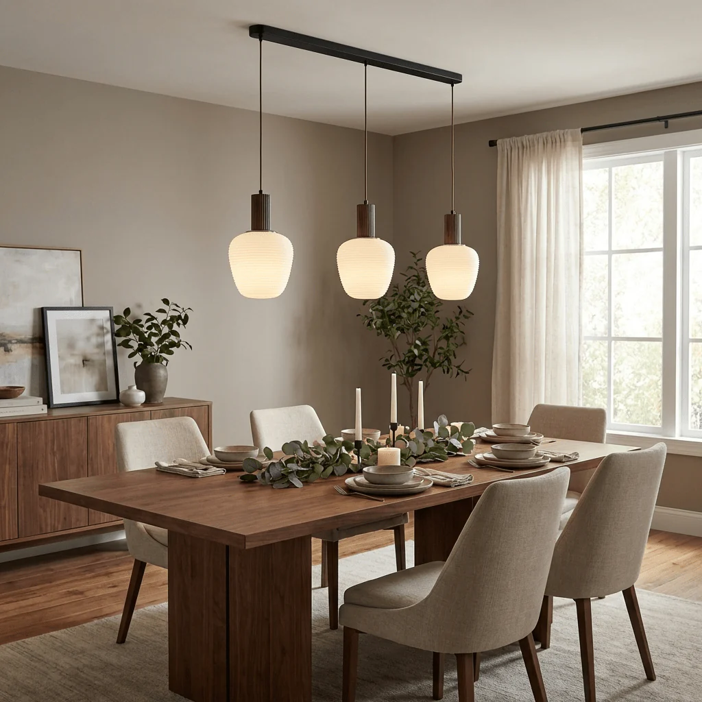 Elowen Fluted Opal Pendant Lamp - Image 8