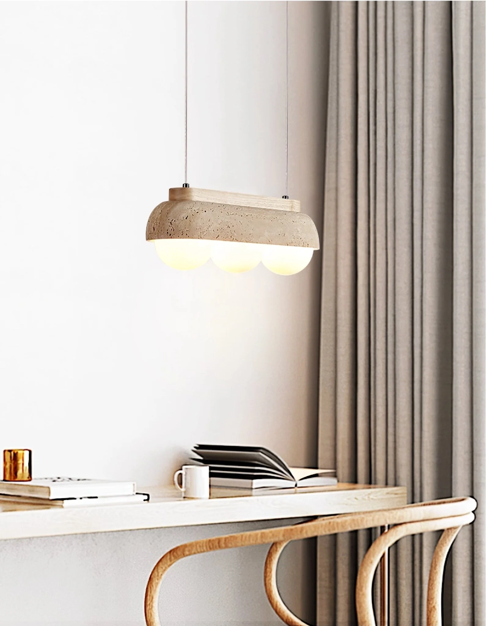 Elowen Travertine Pendant Light - Image 12