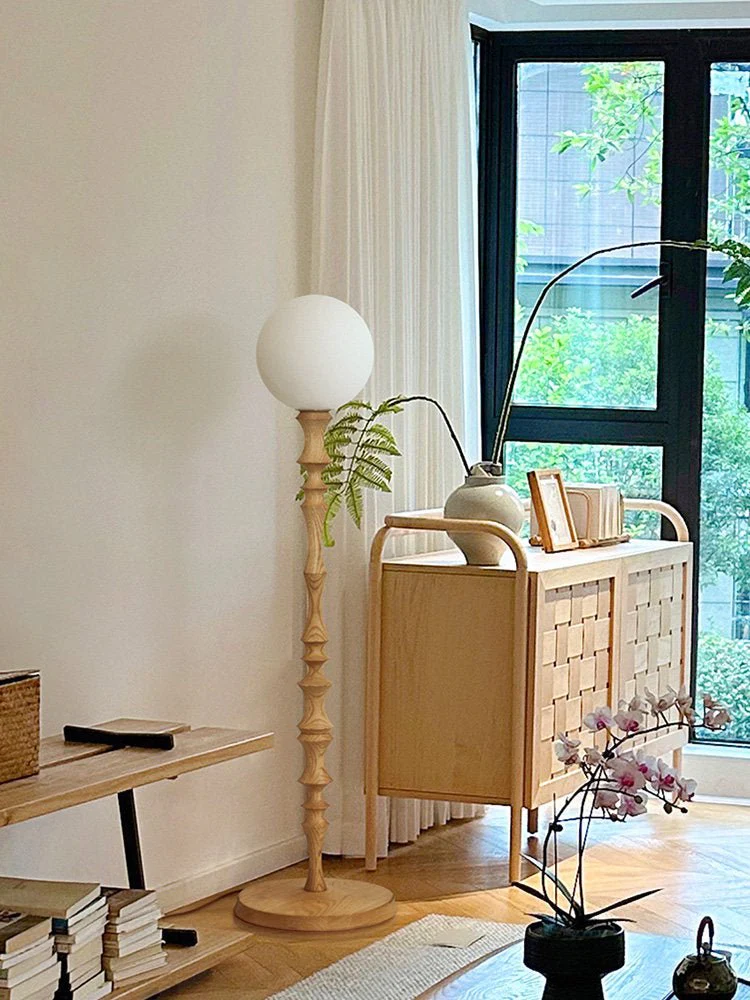 Elowen Wood Floor Lamp - Image 5
