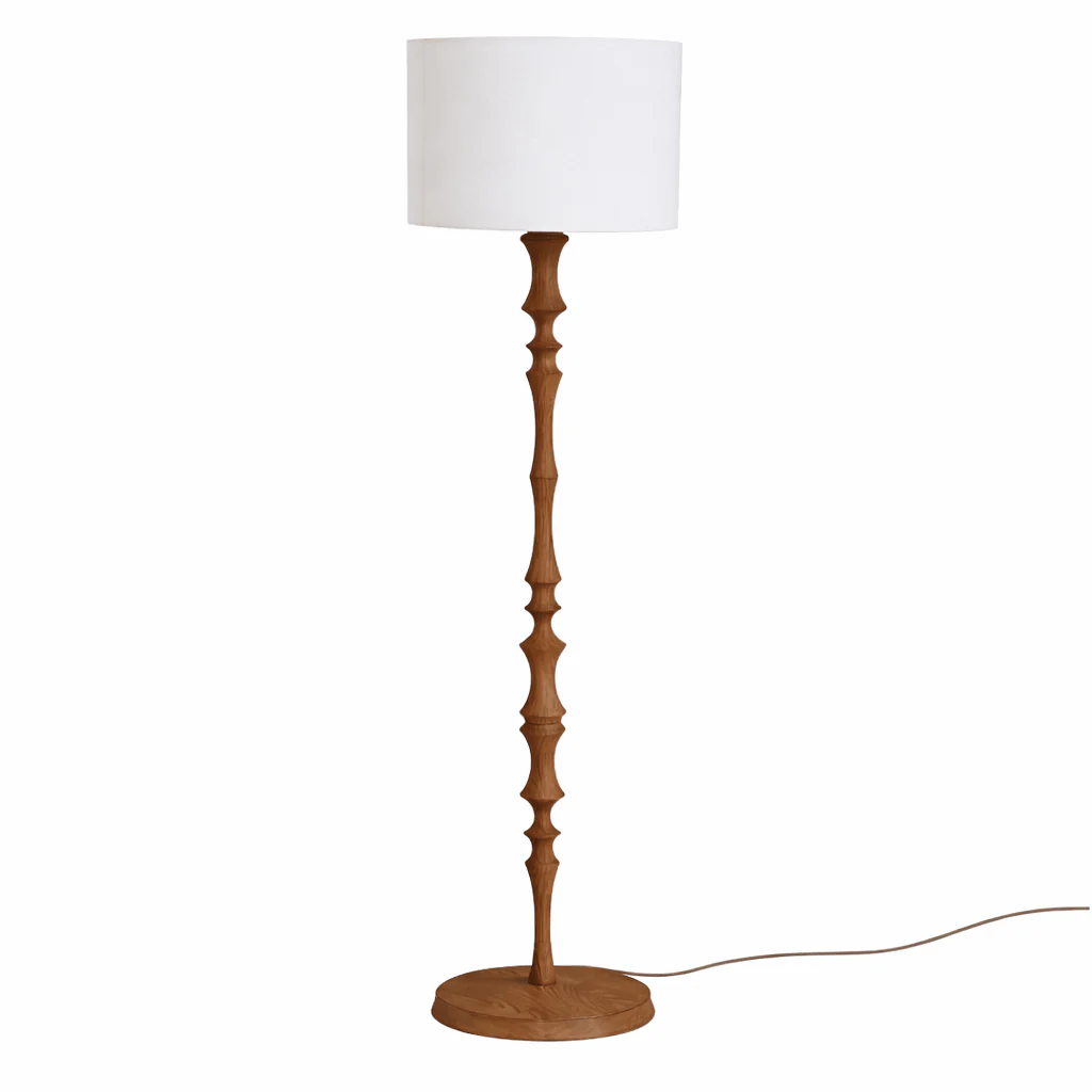 Elowen Wood Floor Lamp - Image 9