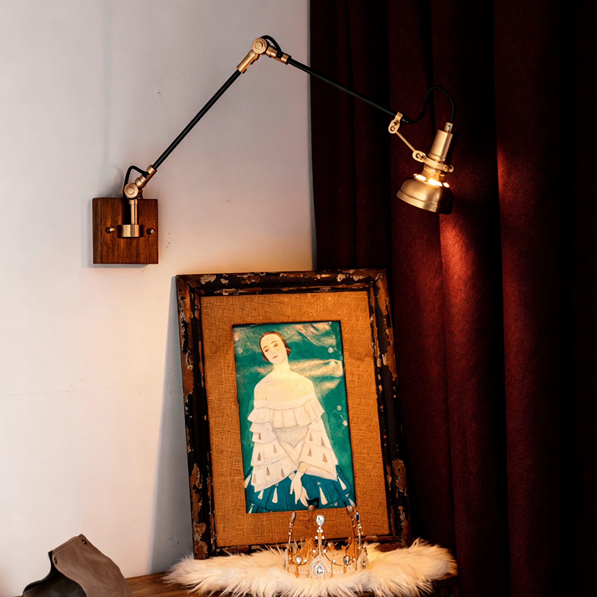 Elowen Wood Wall Lamp - Image 2