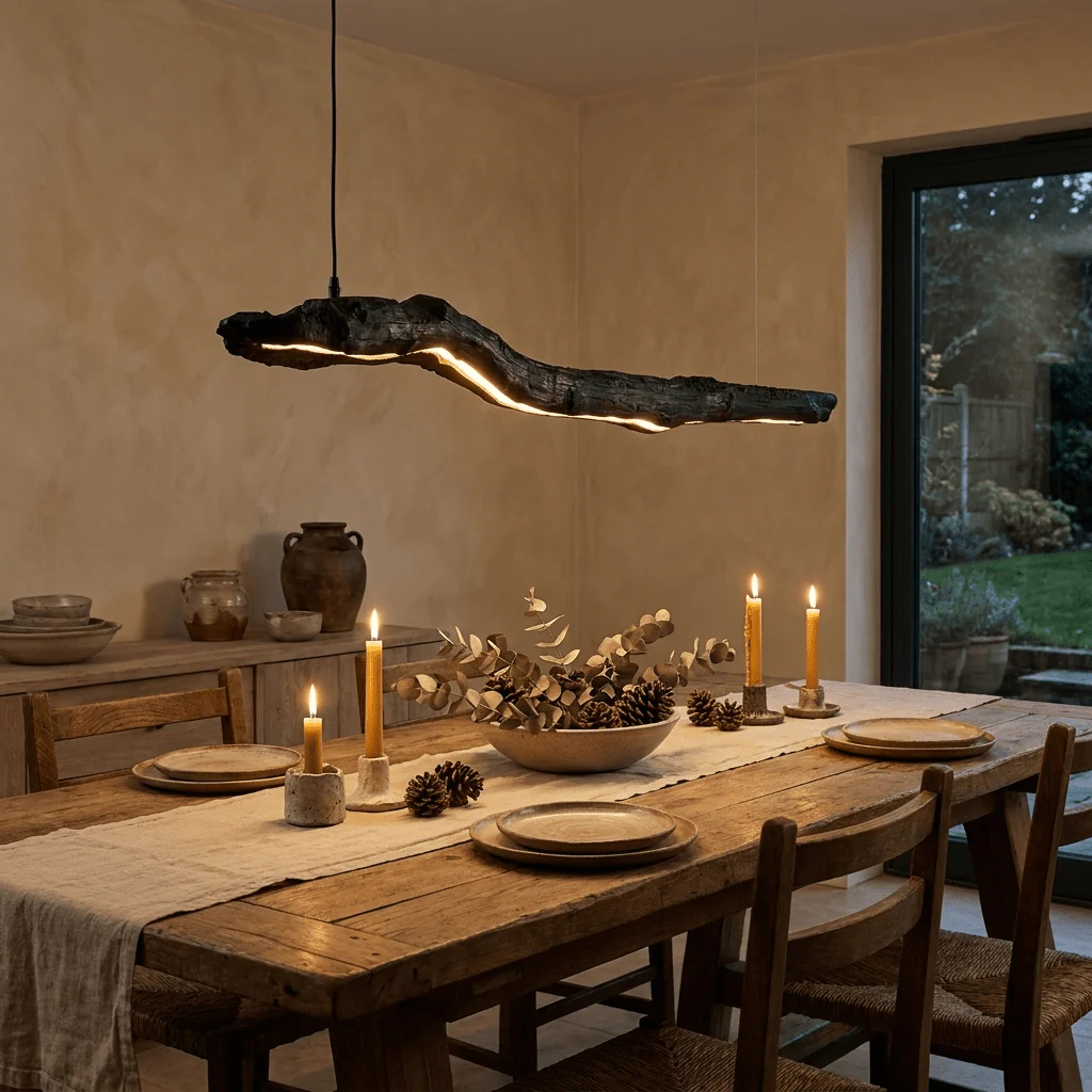 Ember Drift Linear Pendant Lamp - Image 4