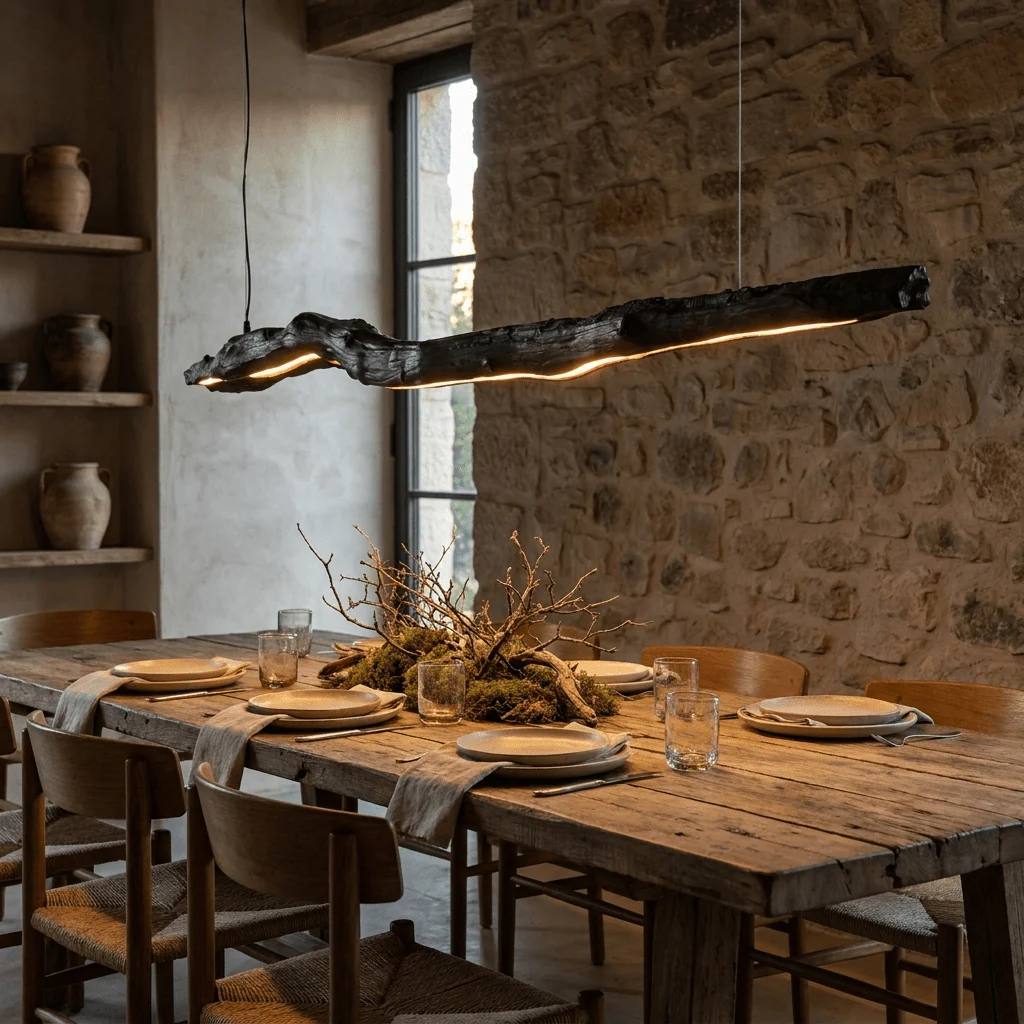 Ember Drift Linear Pendant Lamp - Image 5