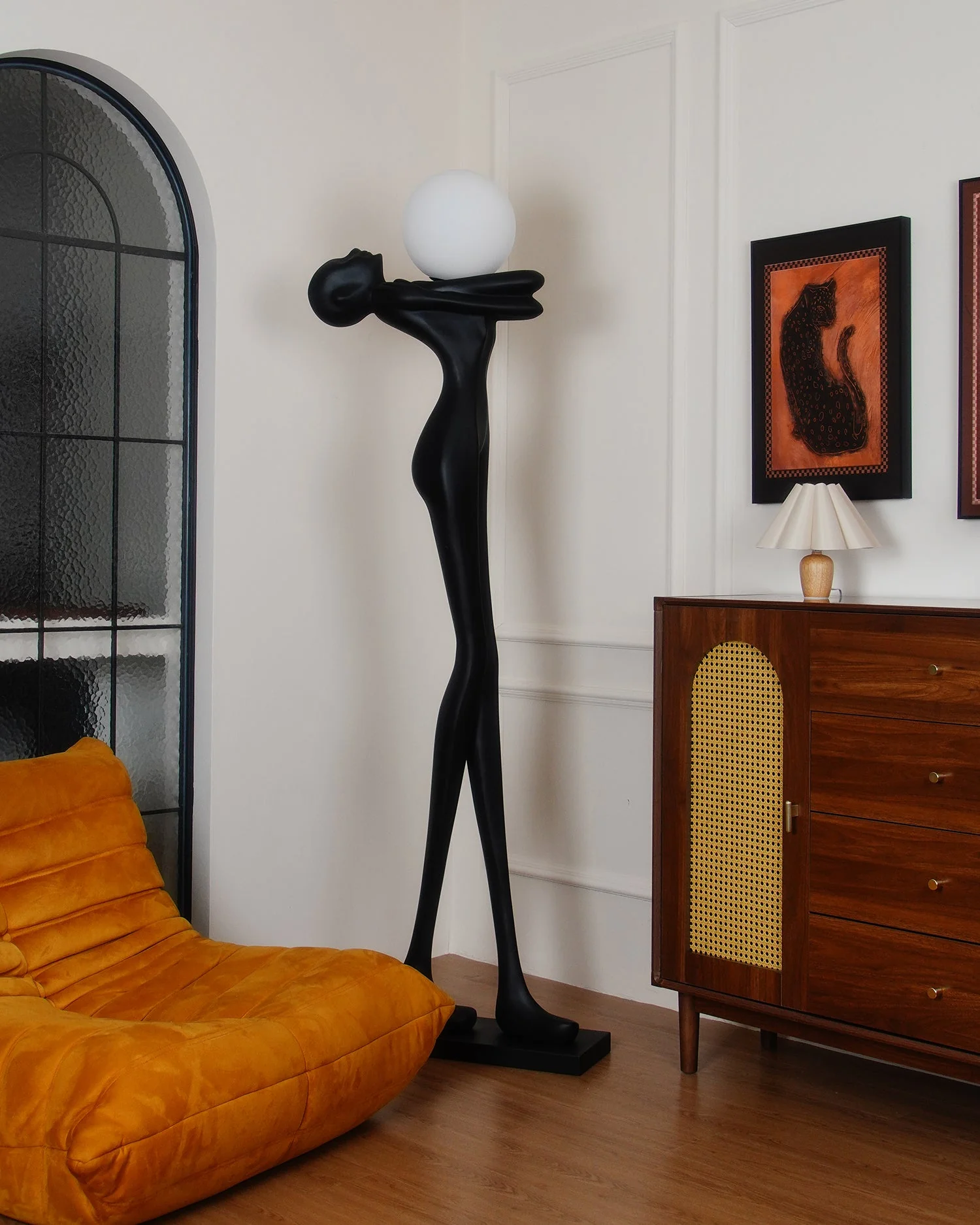Embrace Ball Sculpture Floor Lamp - Image 25