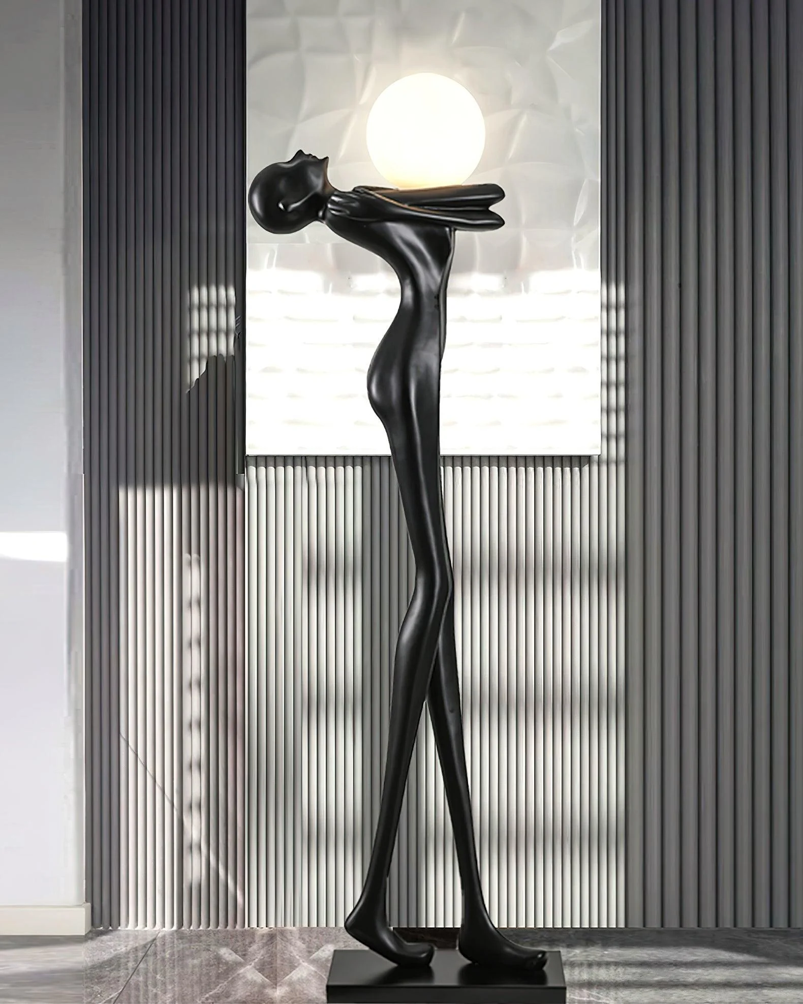 Embrace Ball Sculpture Floor Lamp - Image 32