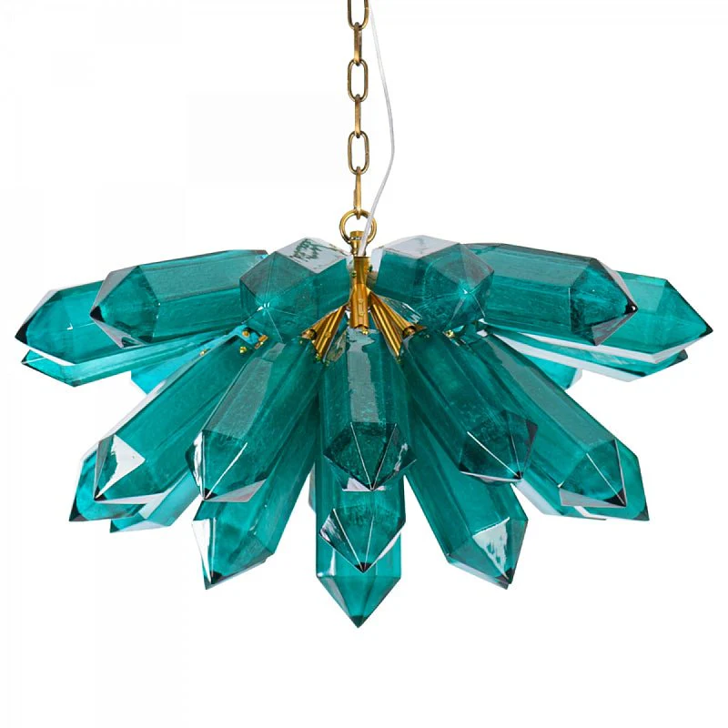 Emerald Crystal Chandelier - Image 8