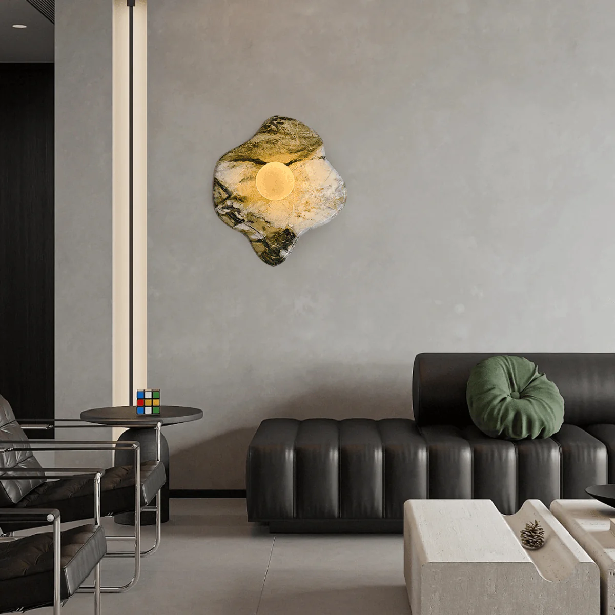 Emma Marble Wall Lamp - Image 3