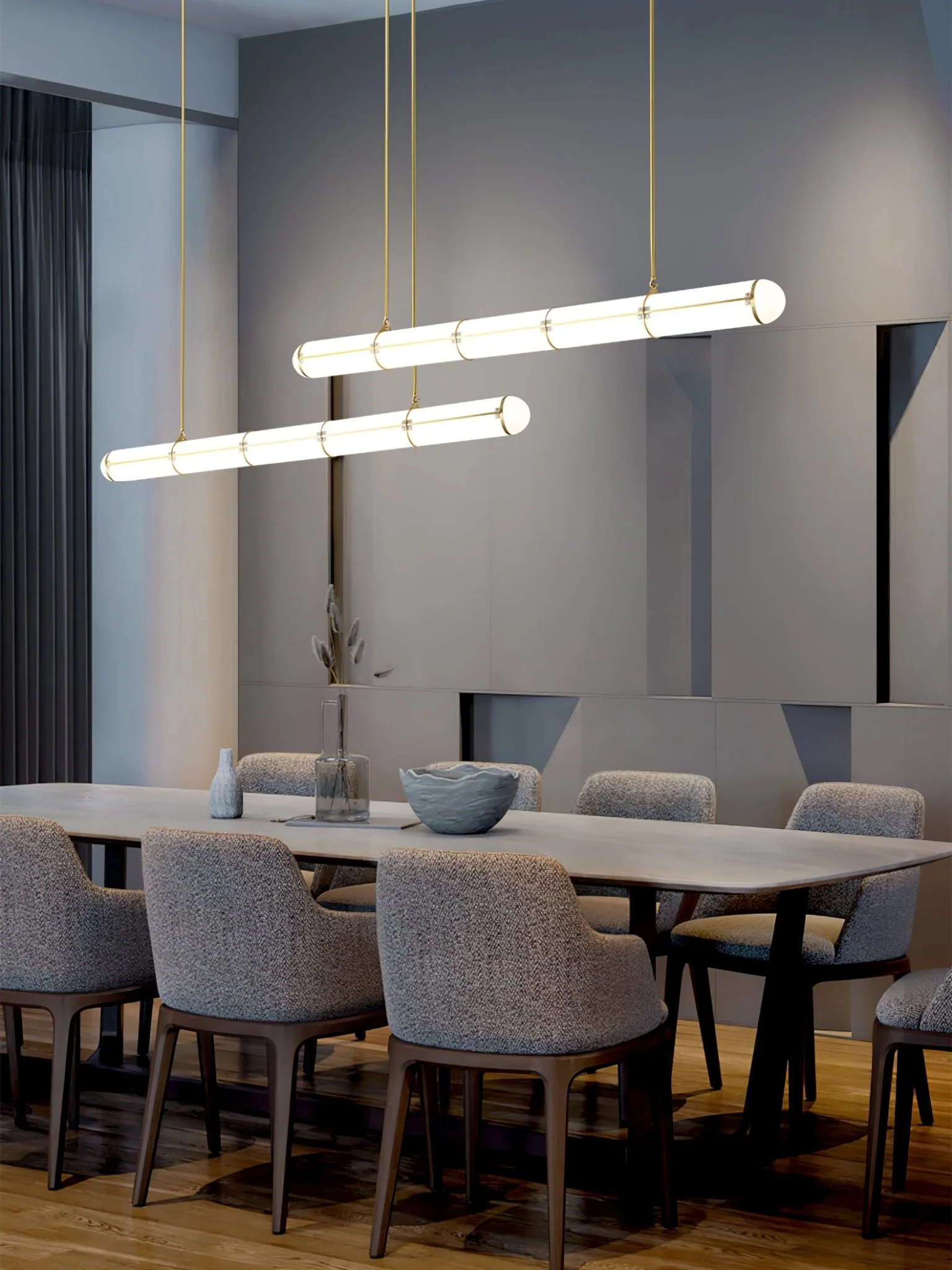 Cylindrical Endless Pendant Light - Image 10