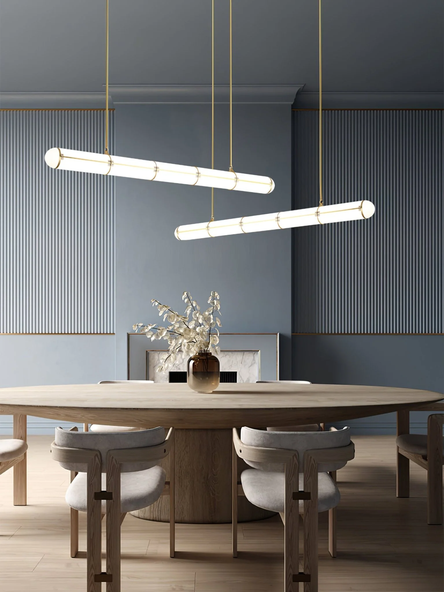 Cylindrical Endless Pendant Light - Image 12