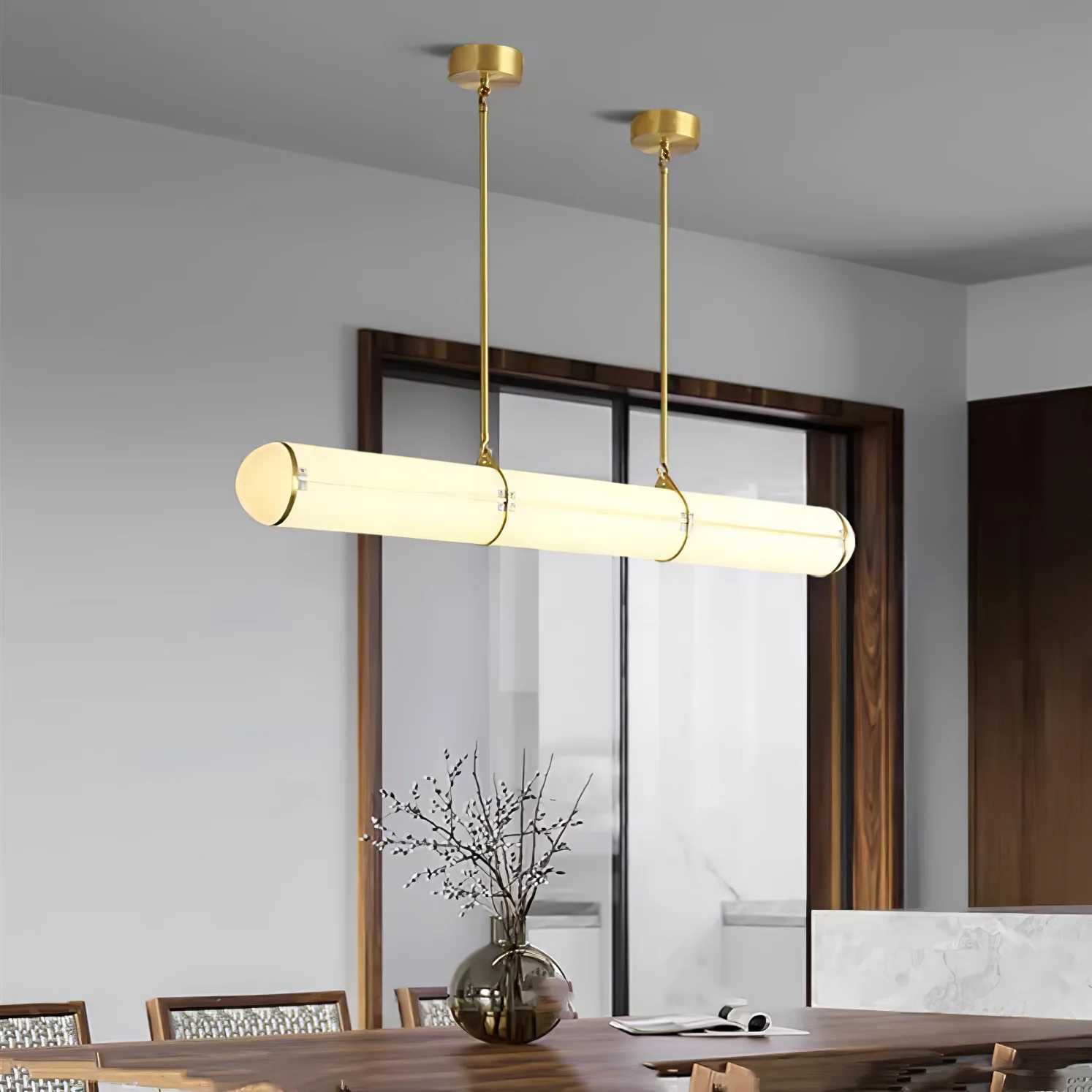 Cylindrical Endless Pendant Light - Image 14