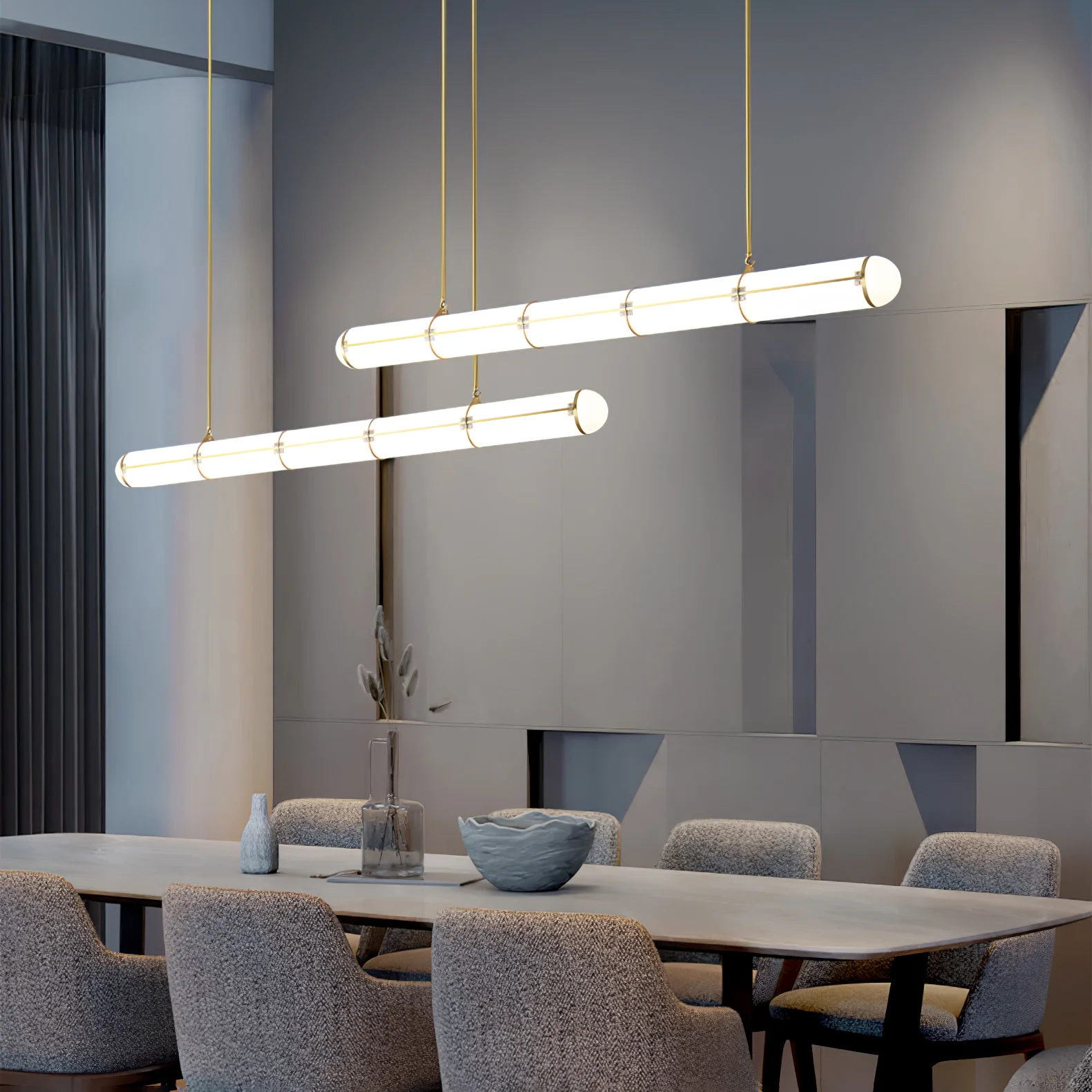 Cylindrical Endless Pendant Light - Image 9