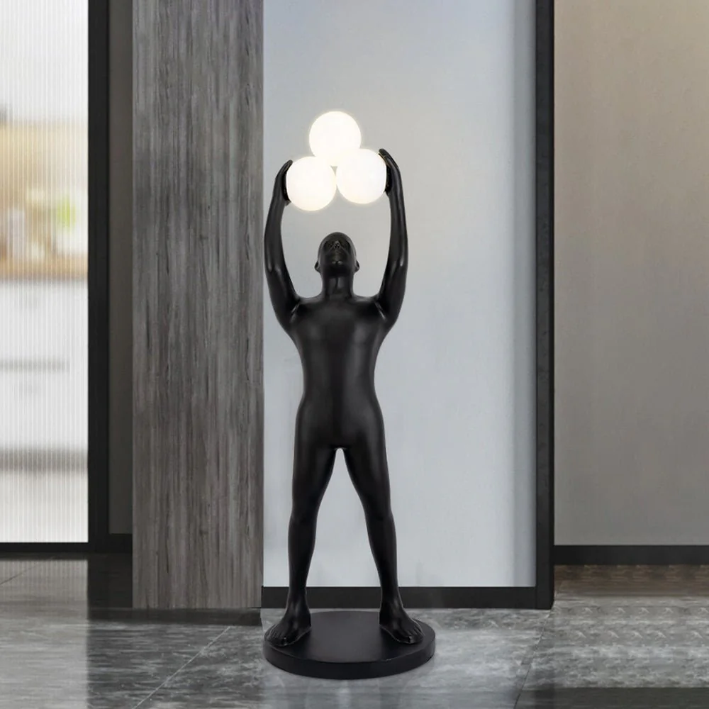 Enlightened Figure Sculptor Floor Lamp - Image 3