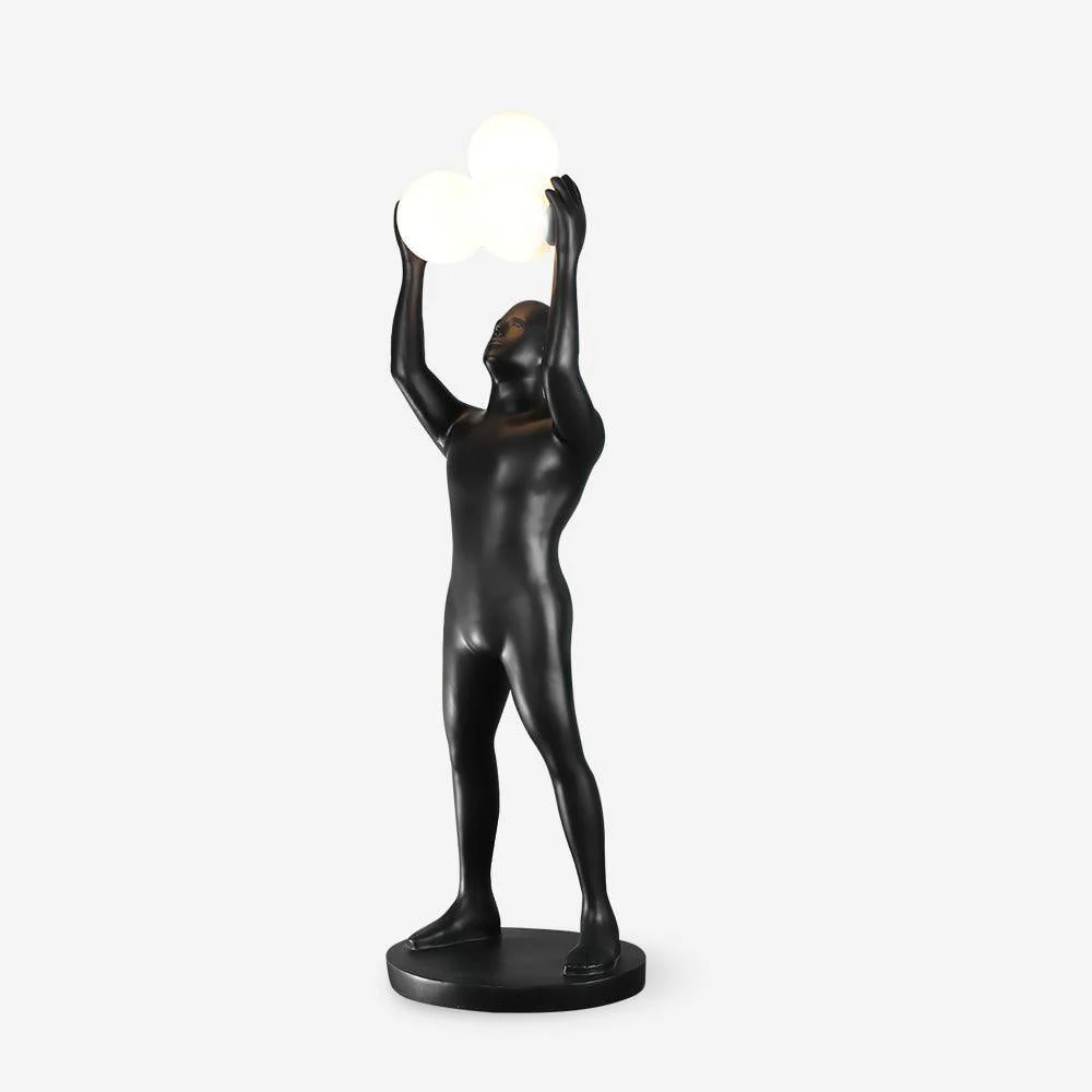 Enlightened Figure Sculptor Floor Lamp - Image 8