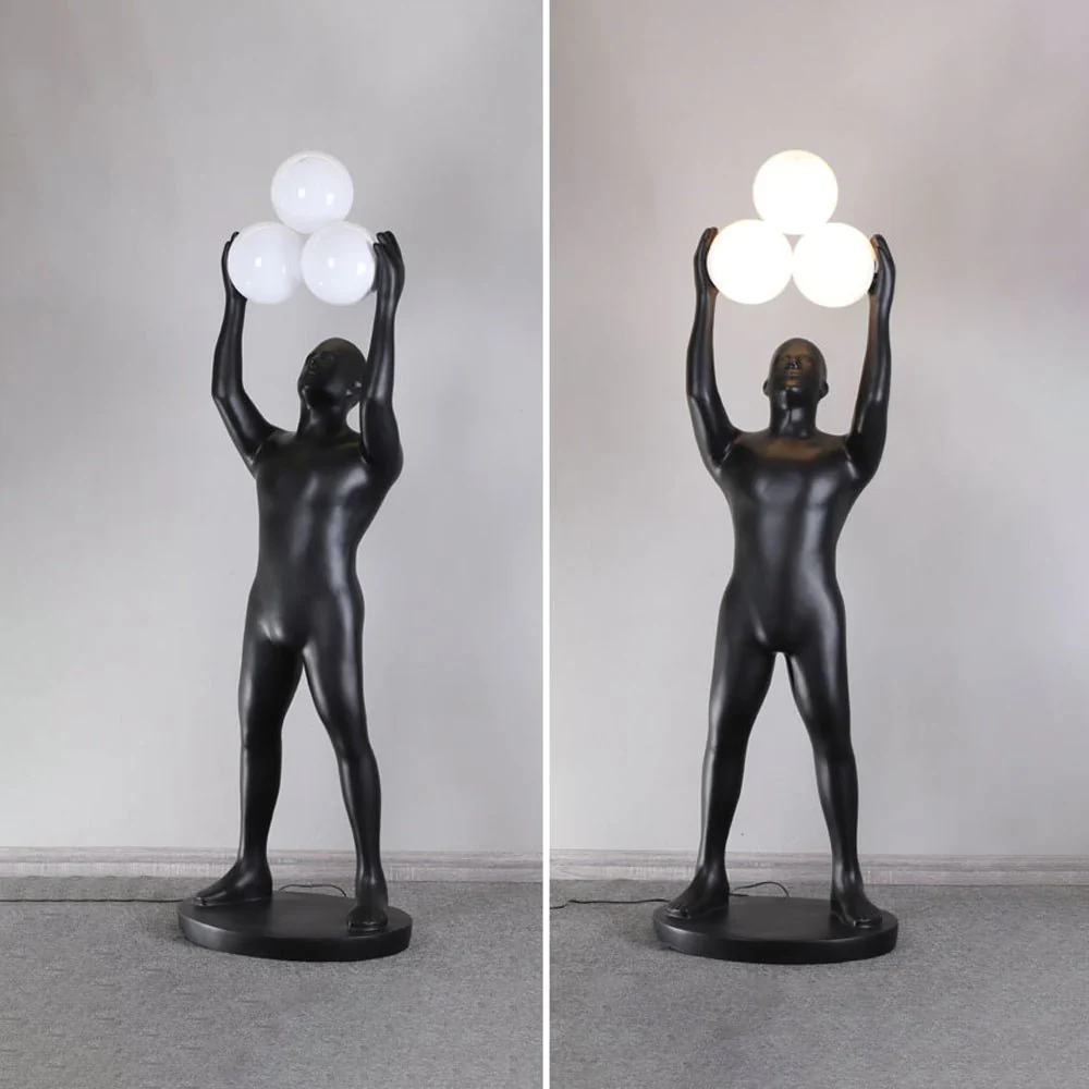 Enlightened Figure Sculptor Floor Lamp - Image 9