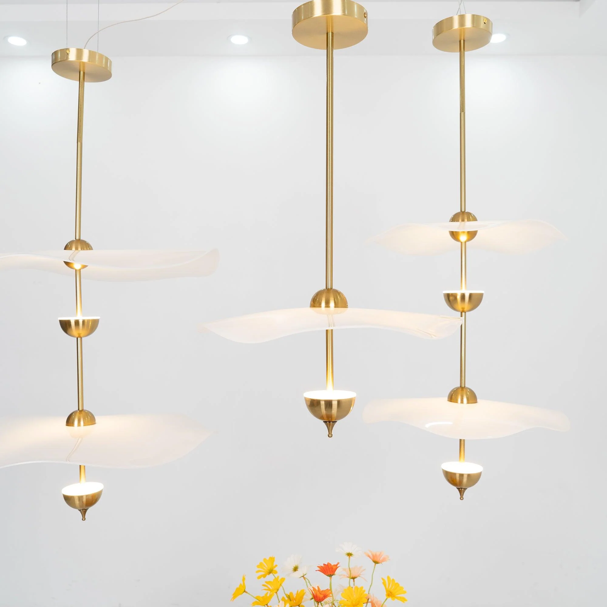 Envolee Double Biscuit Pendant Light - Image 19
