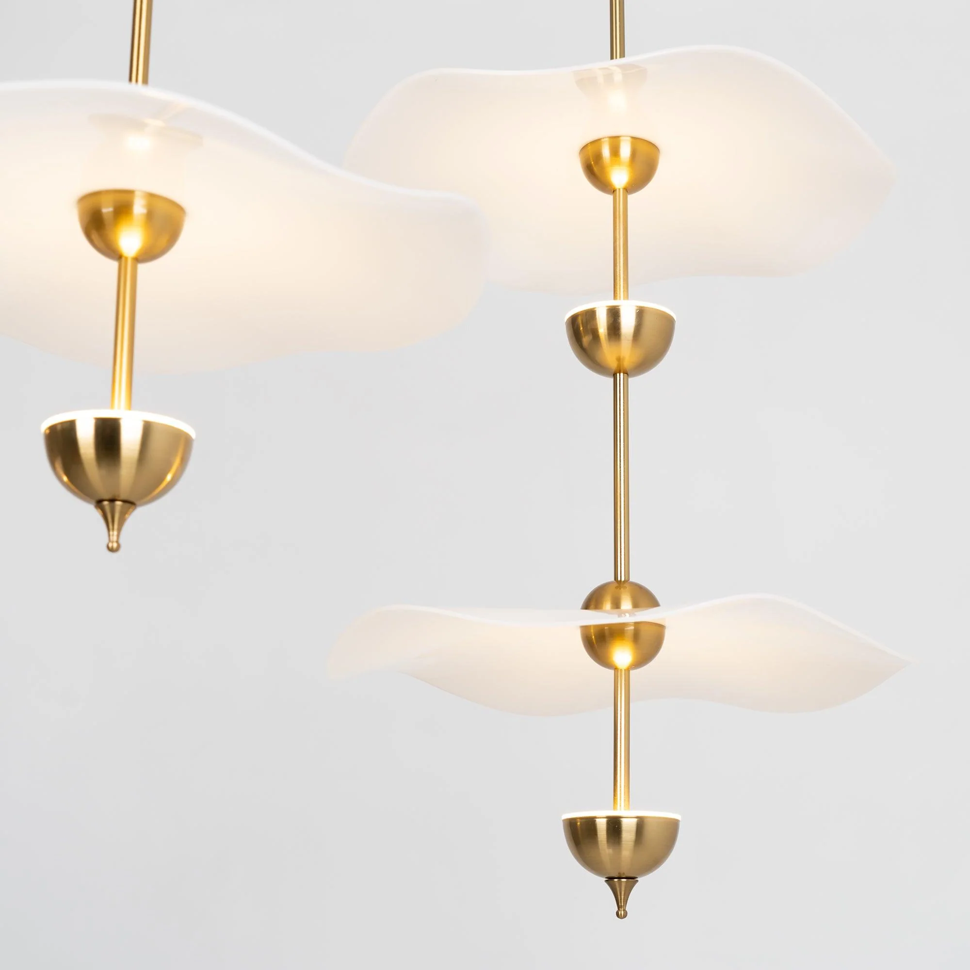 Envolee Double Biscuit Pendant Light - Image 30