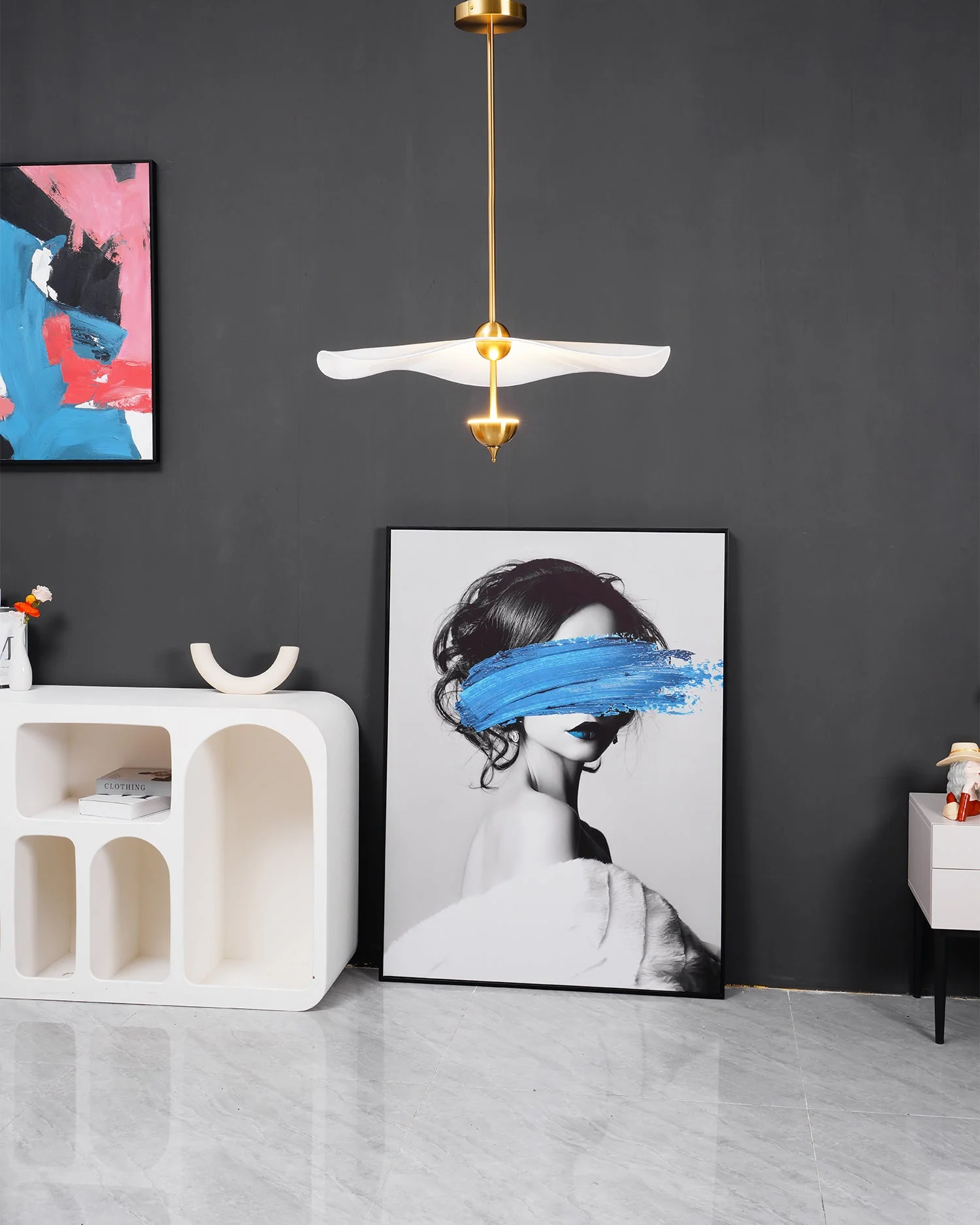 Envolee Double Biscuit Pendant Light - Image 55