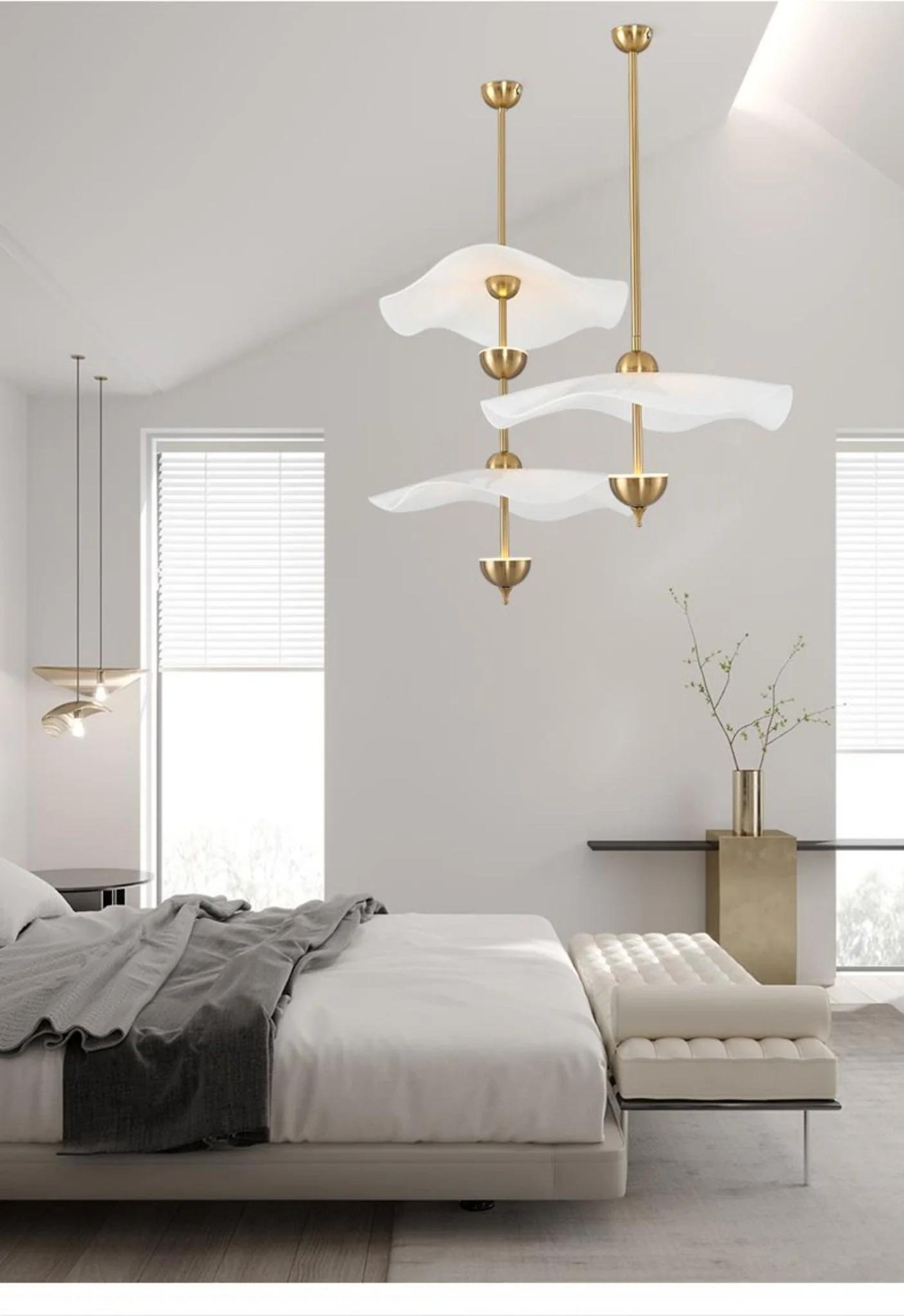 Envolee Double Biscuit Pendant Light - Image 77