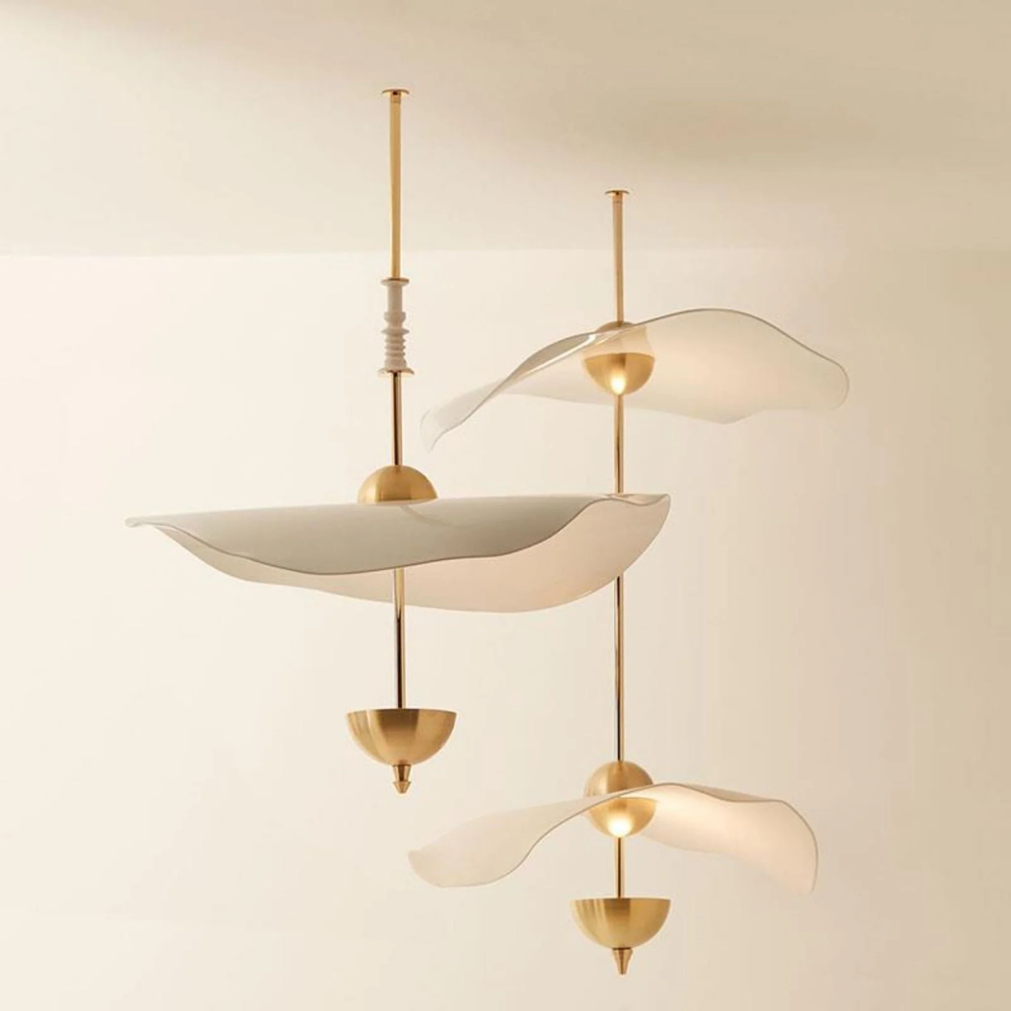 Envolee Double Biscuit Pendant Light - Image 82
