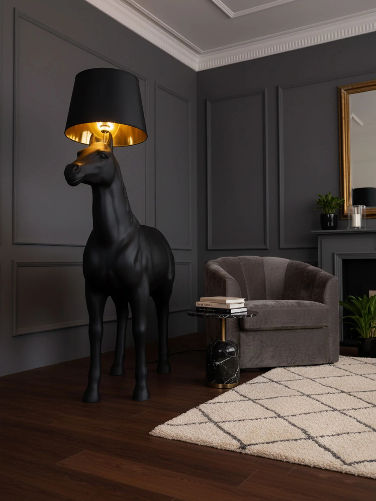 Equine Majesty Floor Lamp - Image 5