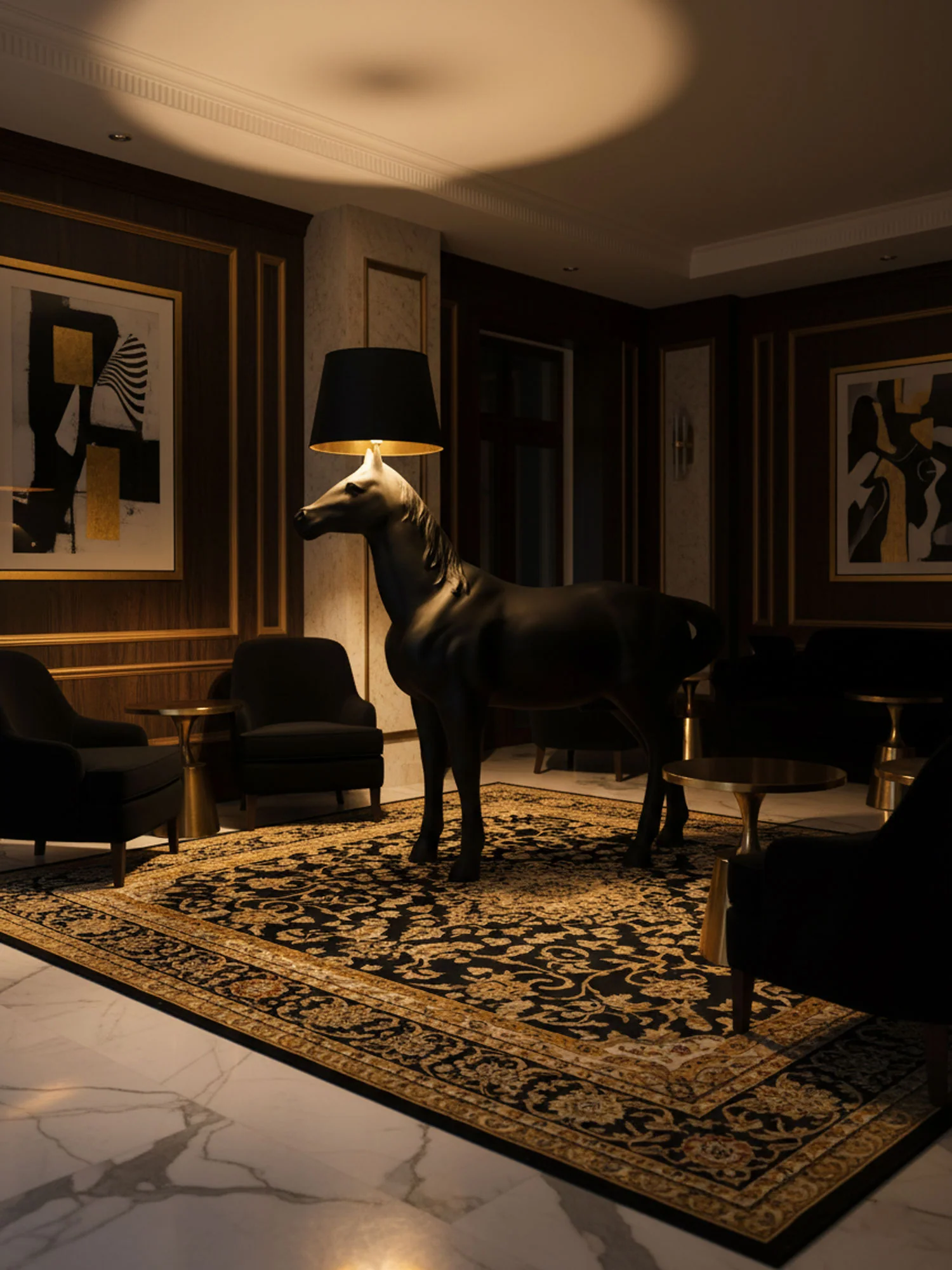 Equine Majesty Floor Lamp - Image 6