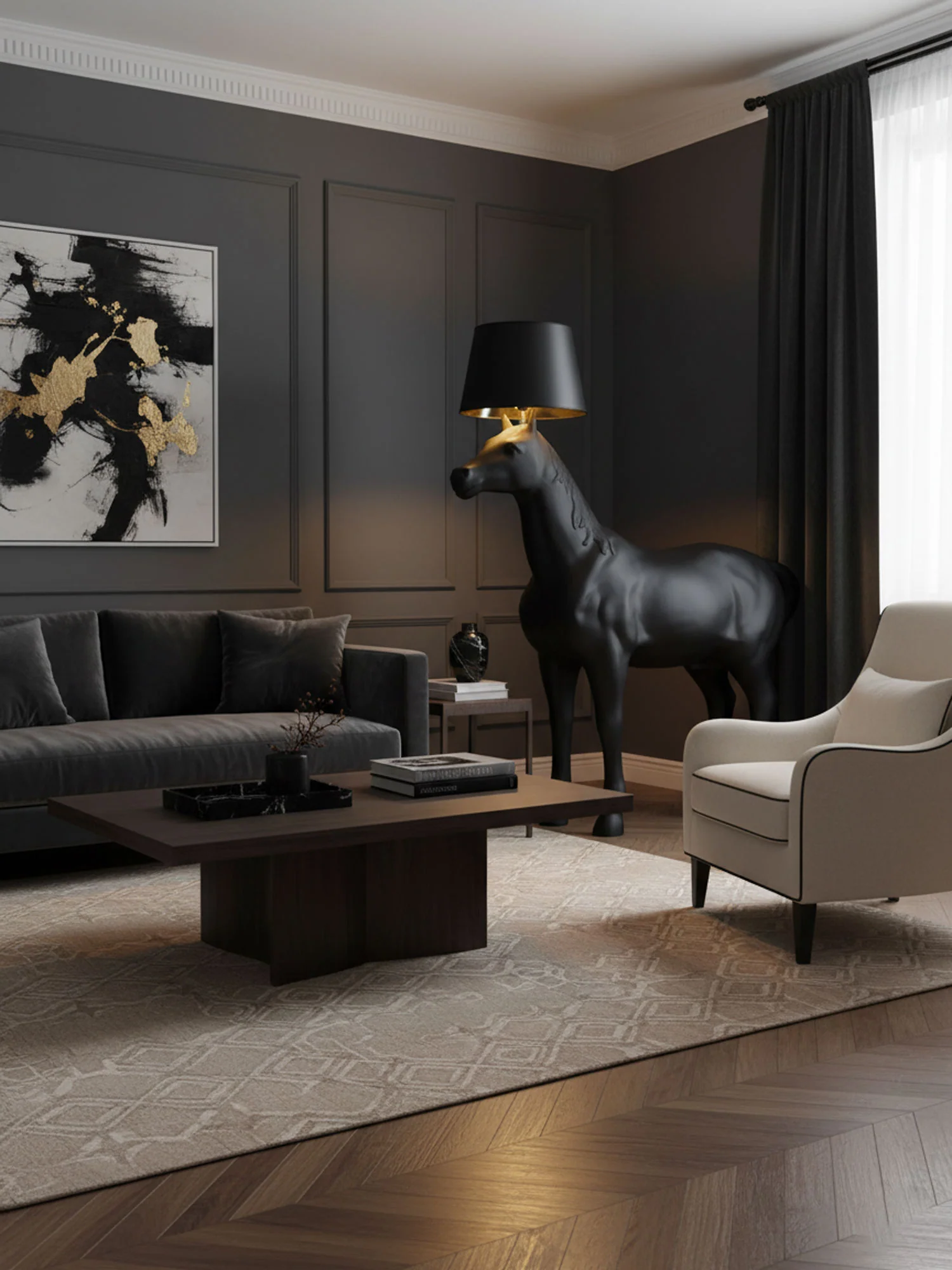 Equine Majesty Floor Lamp - Image 7