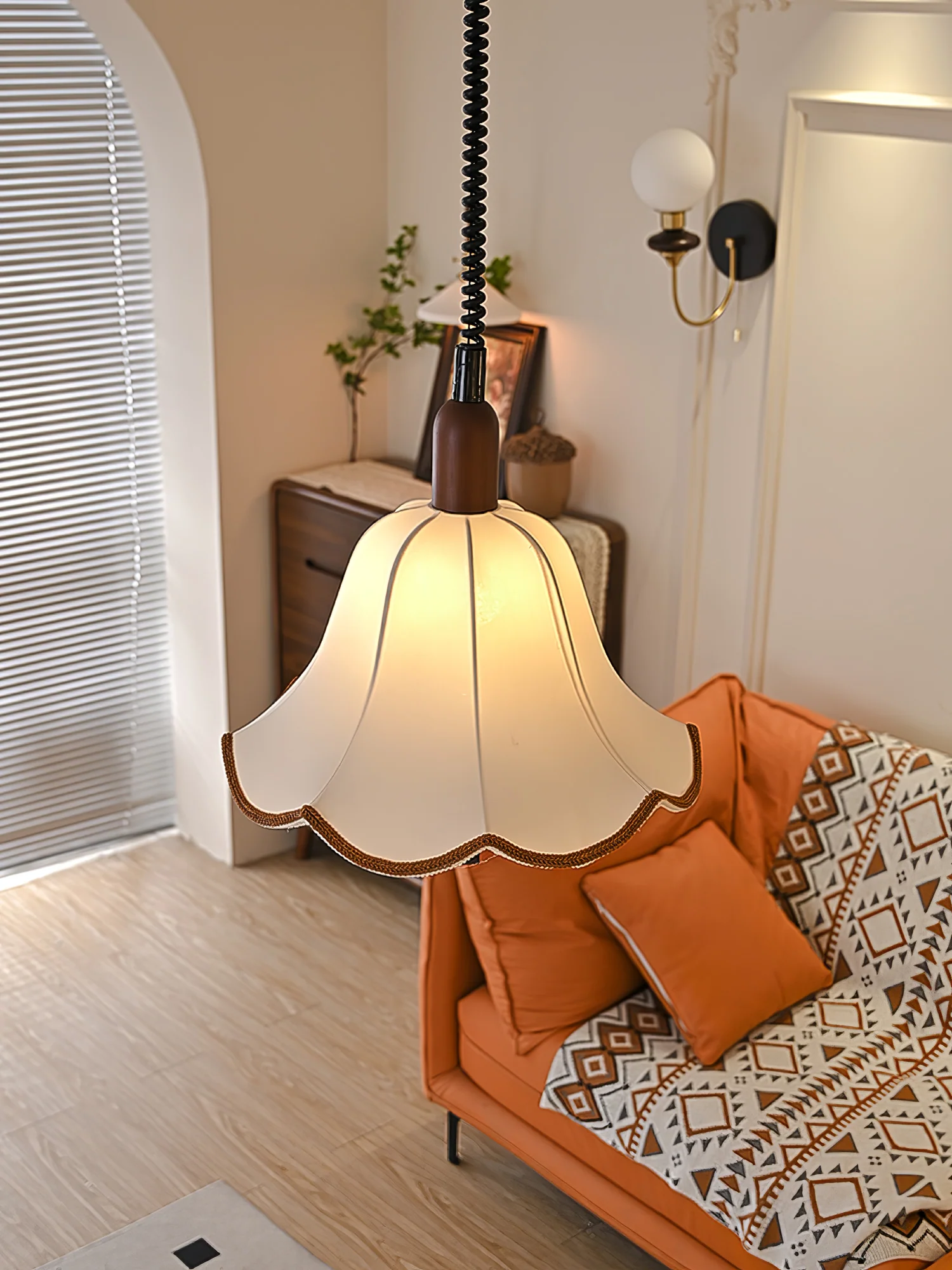 Eryn Fabric Pendant Light - Image 14