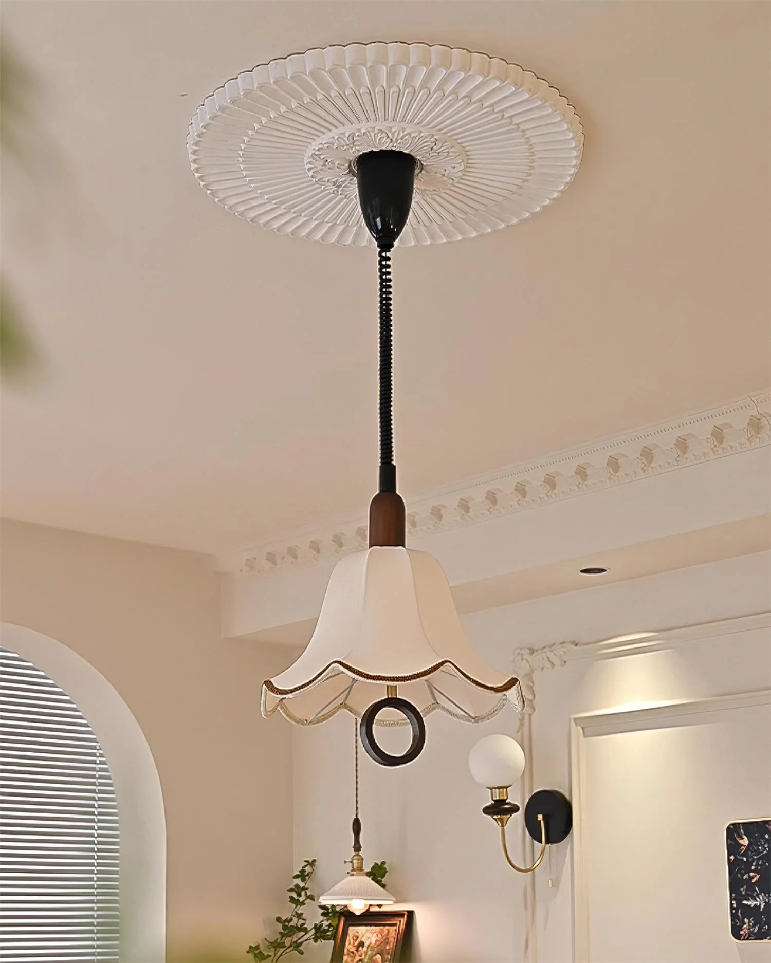 Eryn Fabric Pendant Light - Image 23