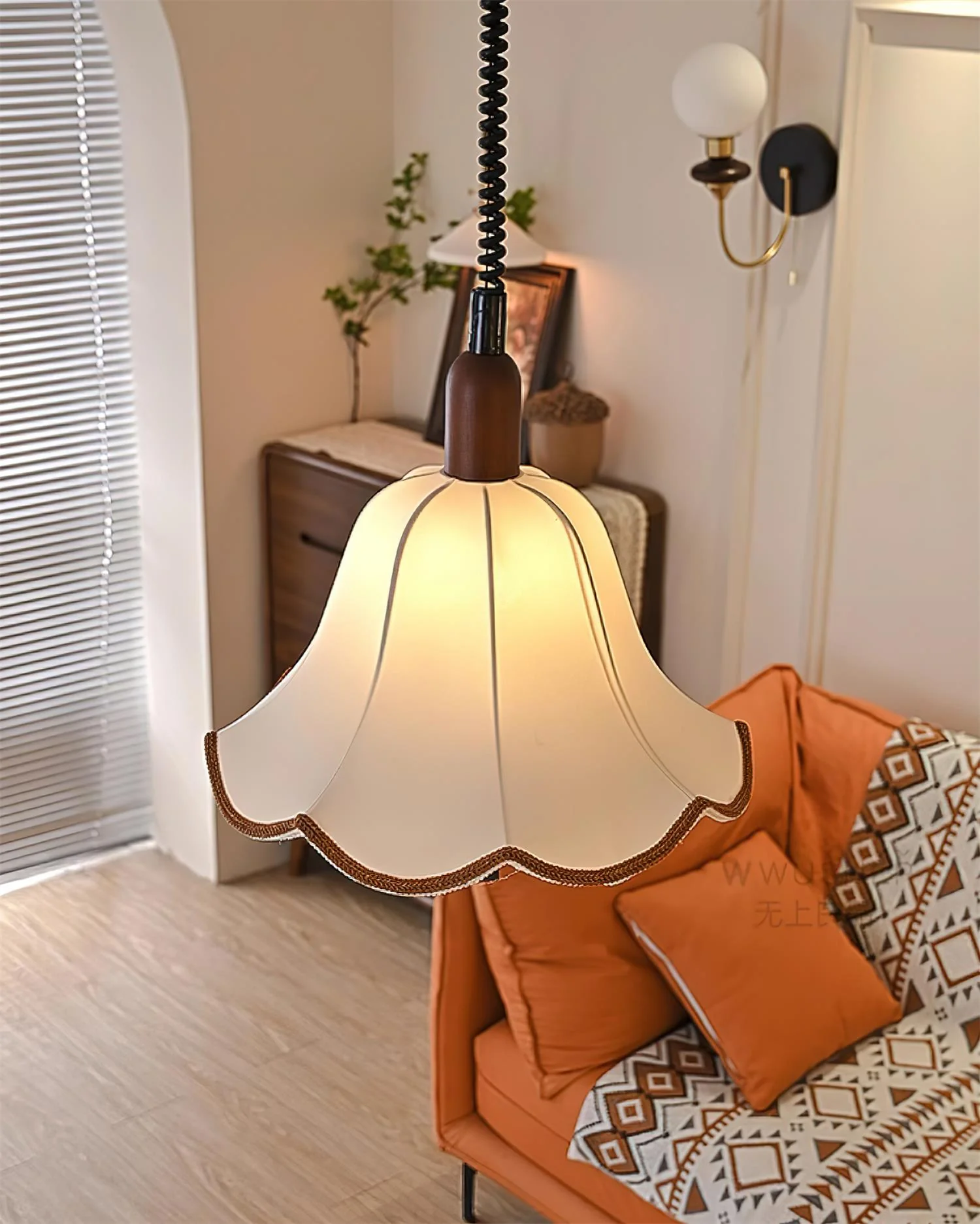 Eryn Fabric Pendant Light - Image 31