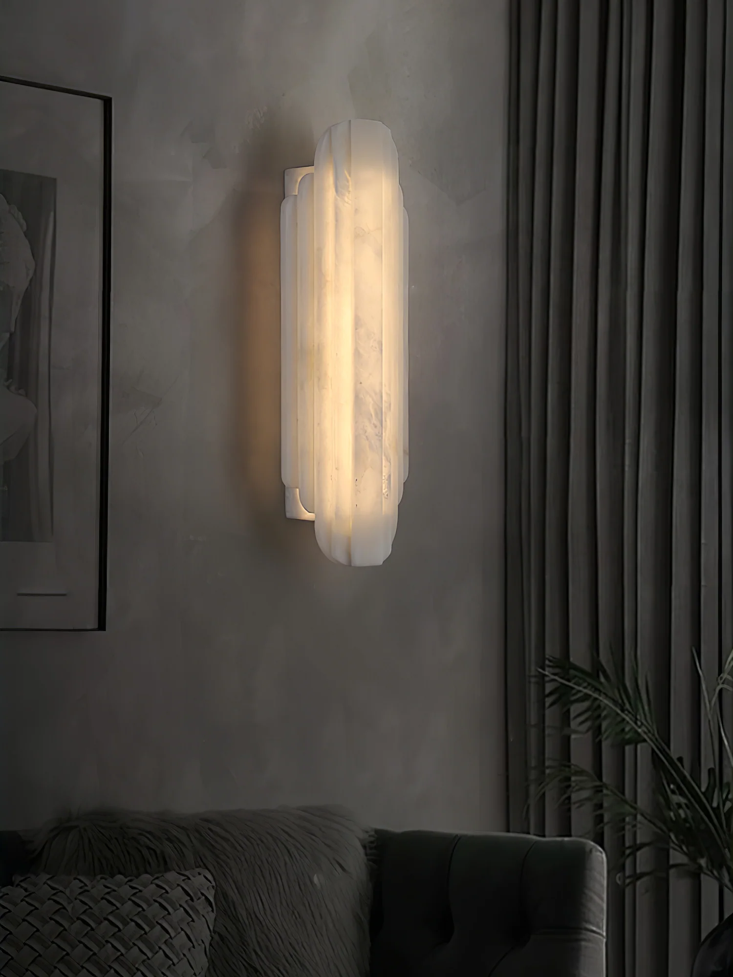 Estelle Alabaster Wall Sconce - Image 10
