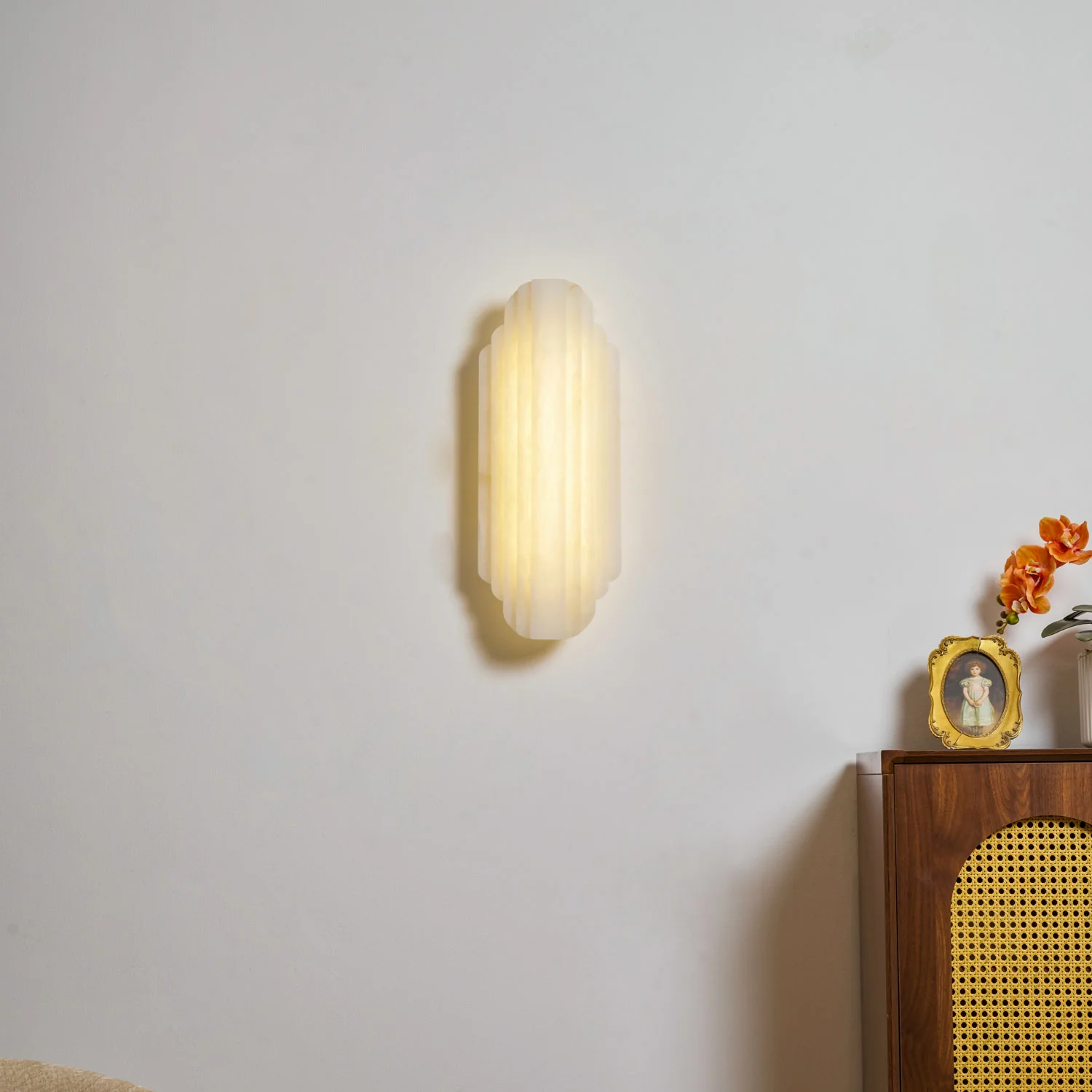 Estelle Alabaster Wall Sconce - Image 13