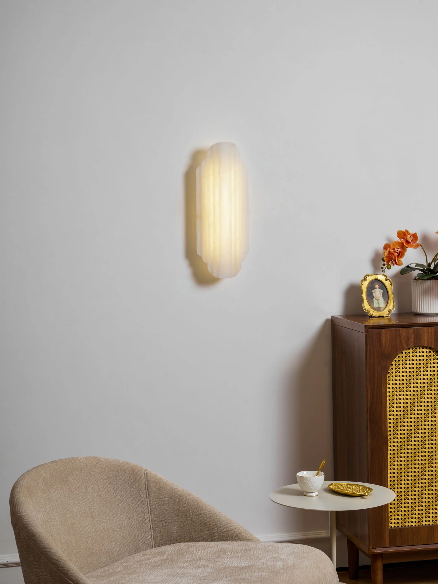 Estelle Alabaster Wall Sconce - Image 15