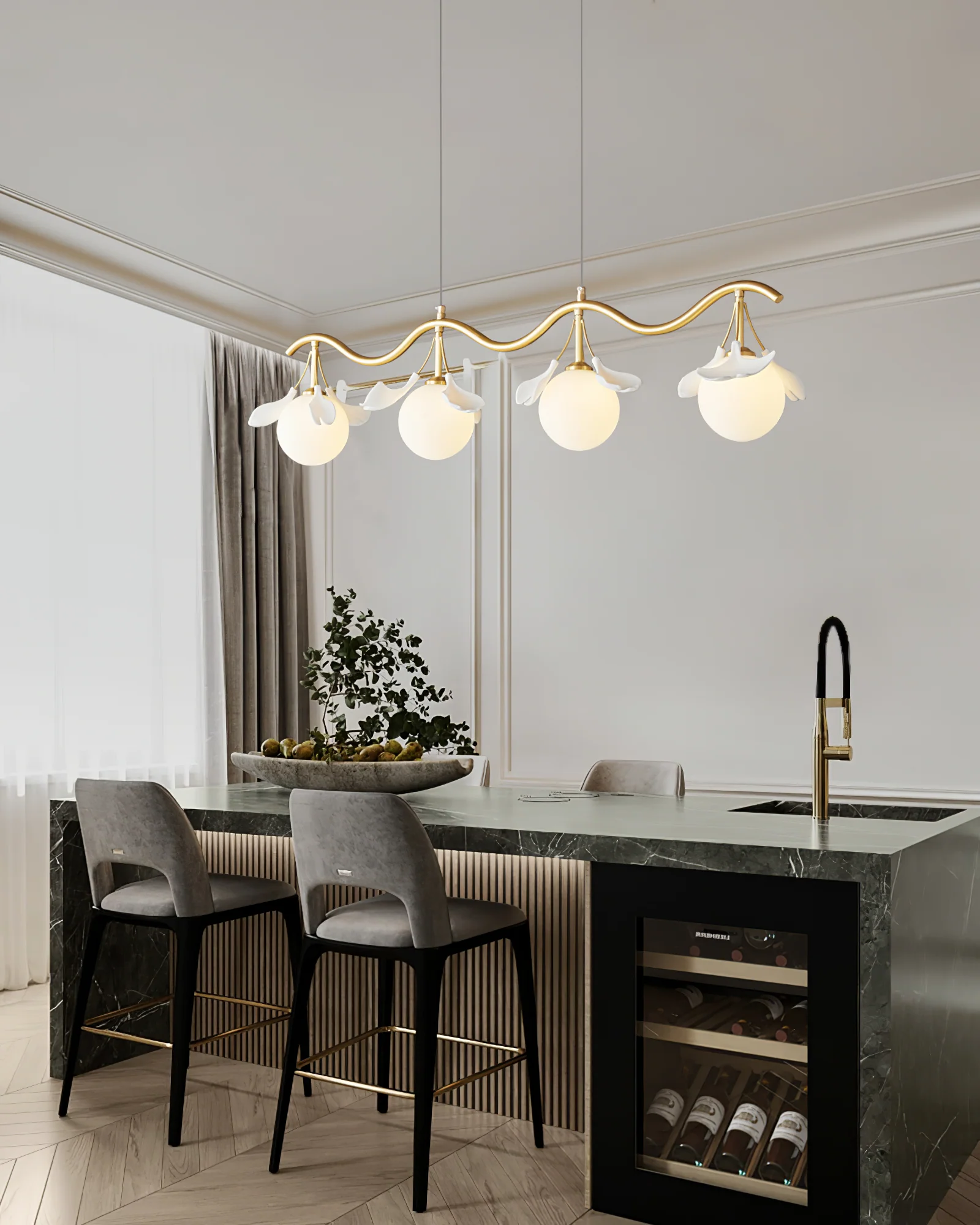 Evander Gingko Chandelier - Image 16