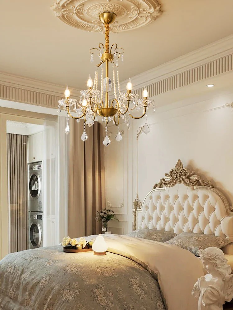 Evaria Crystal Pearl Chandelier - Image 10